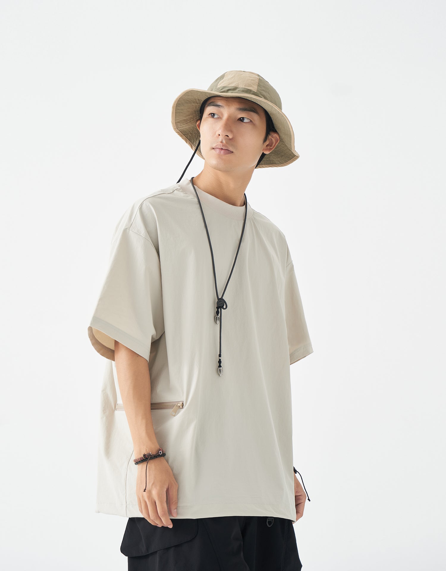 TopBasics Zipper Pocket T-Shirt