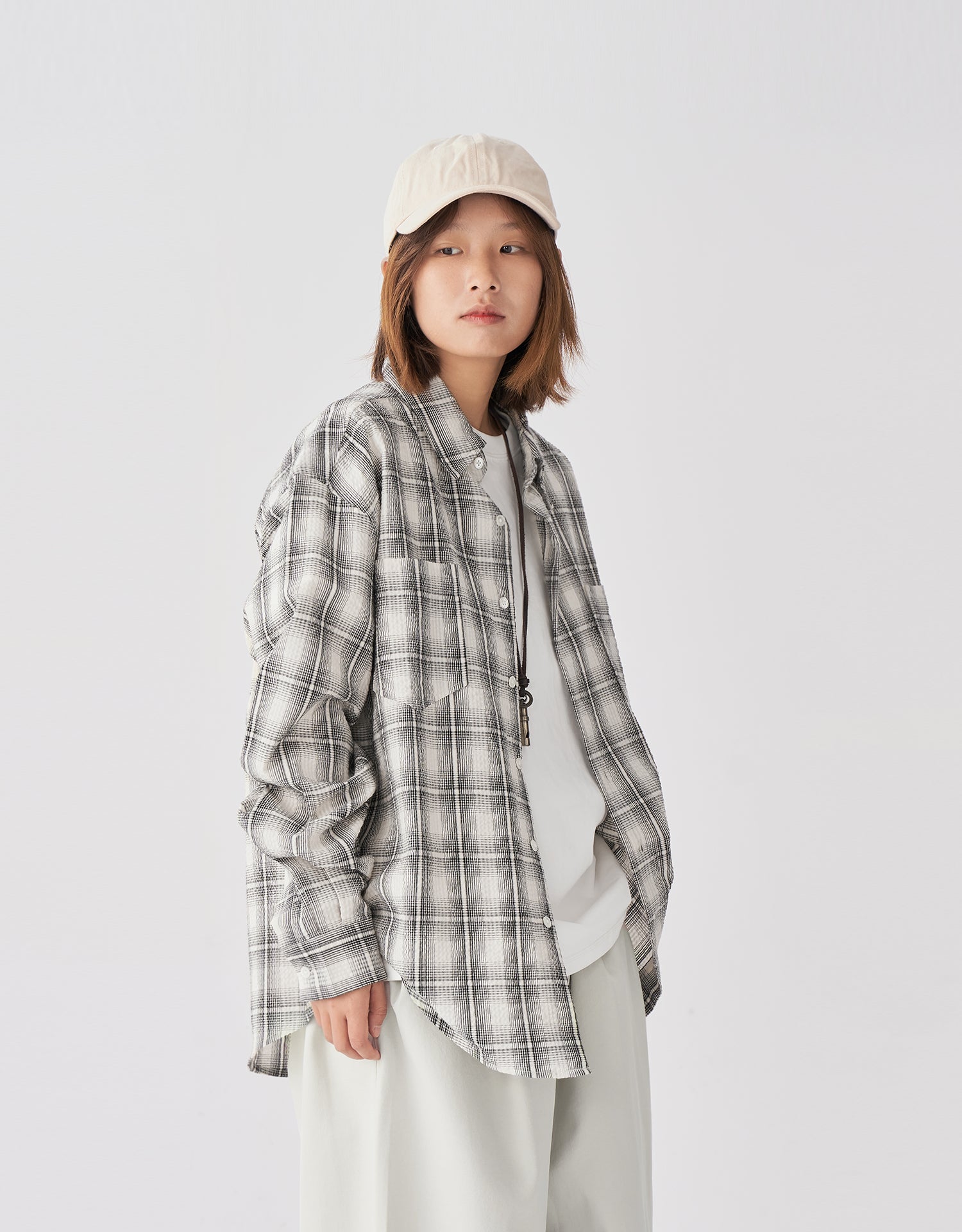 TopBasics Two Pockets Checkered Shirt