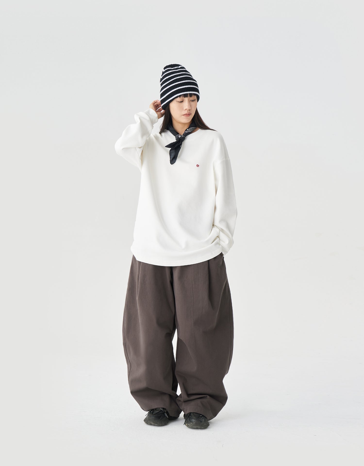 TopBasics Cotton Barrel Pants