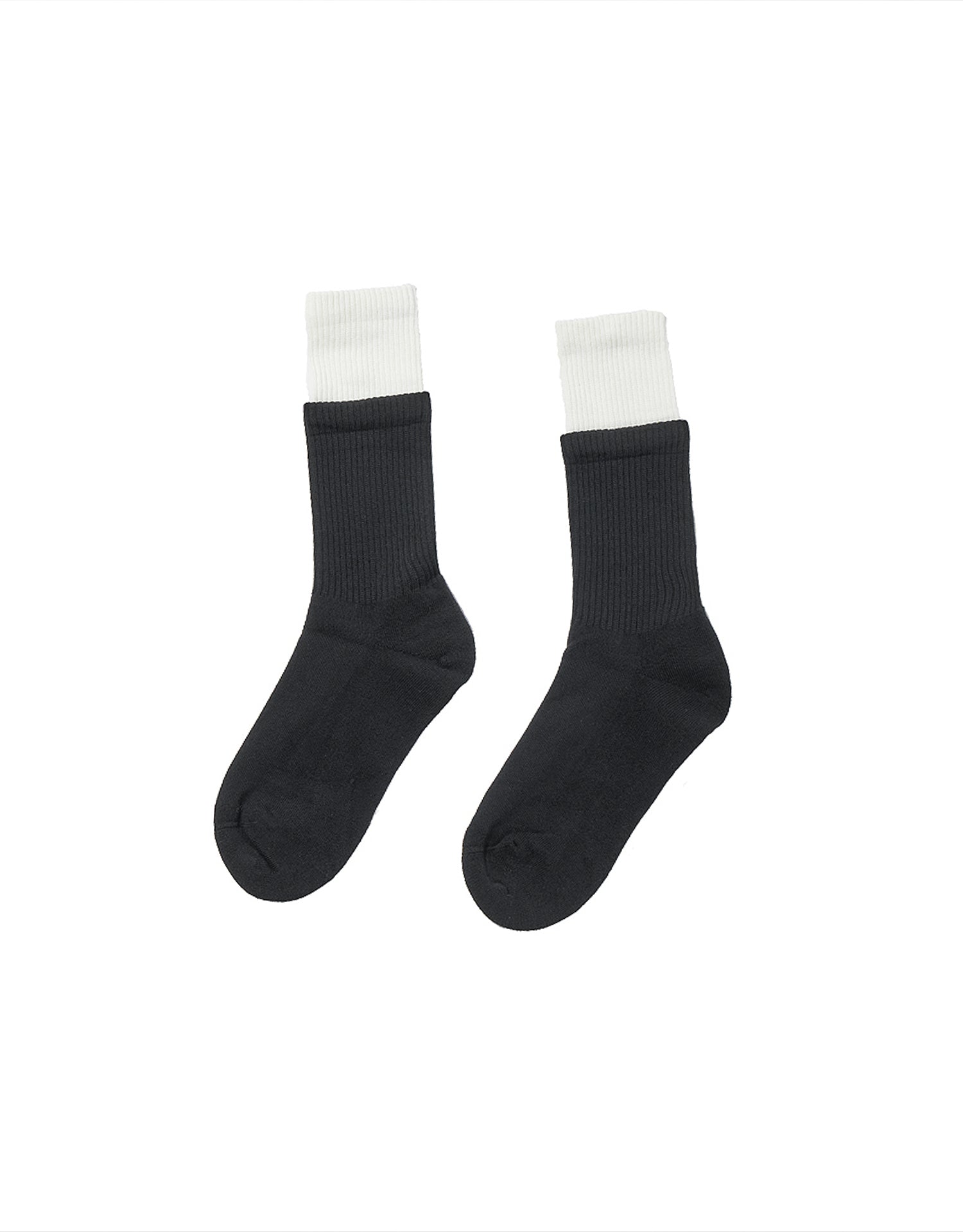 TopBasics Faked Two-Piece Socks