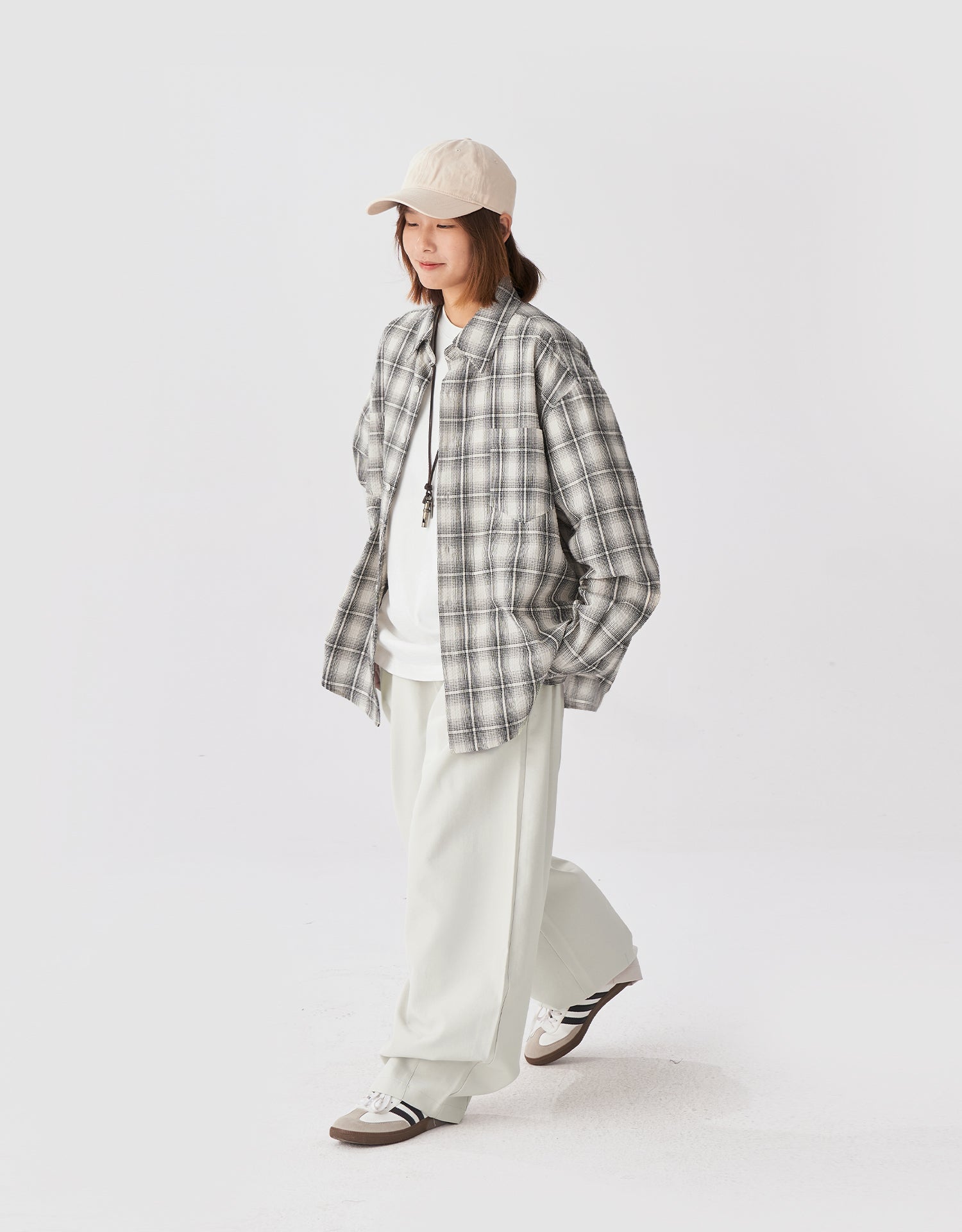 TopBasics Two Pockets Checkered Shirt