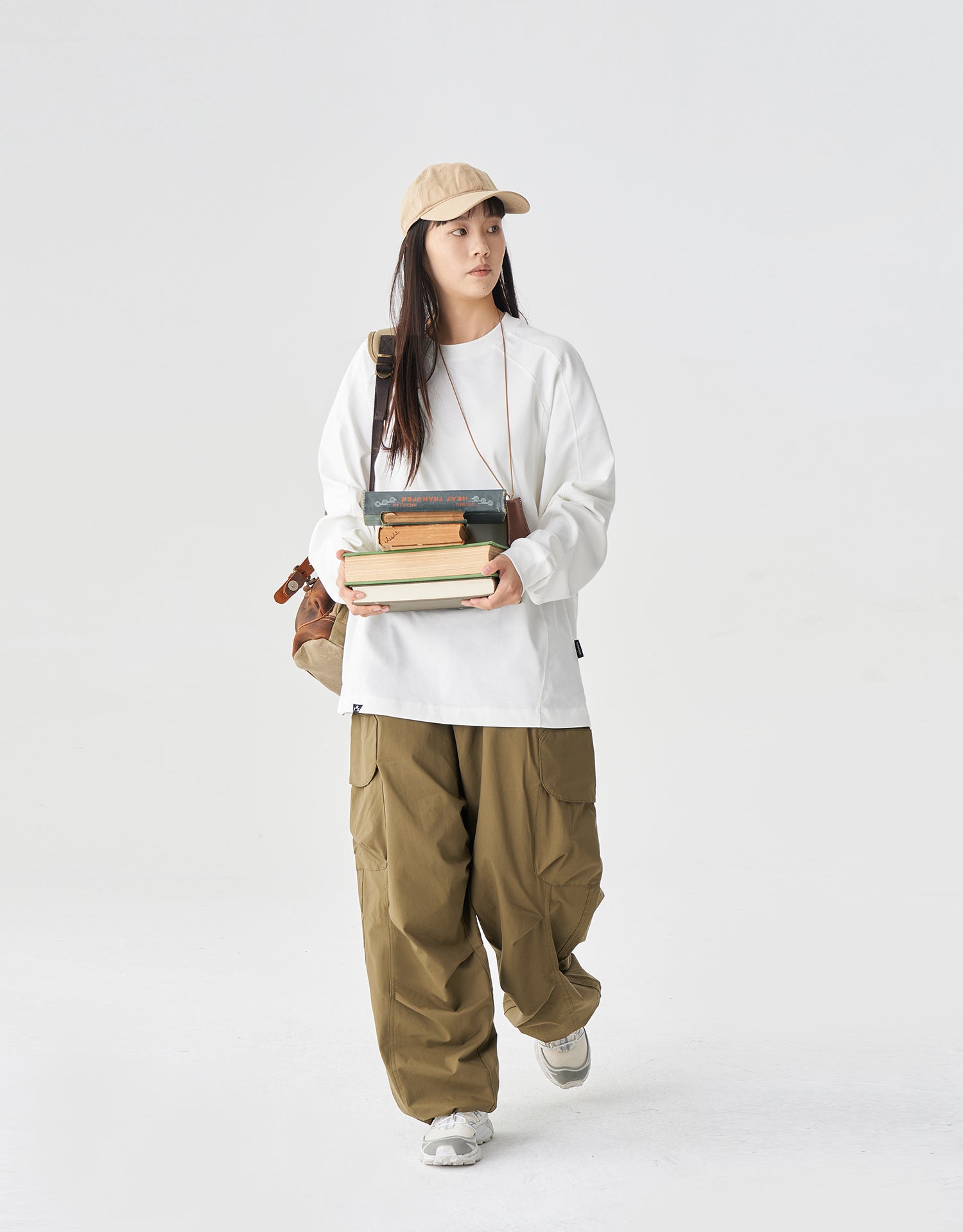 TopBasics Cyber Patchwork Seams L/S T-Shirt