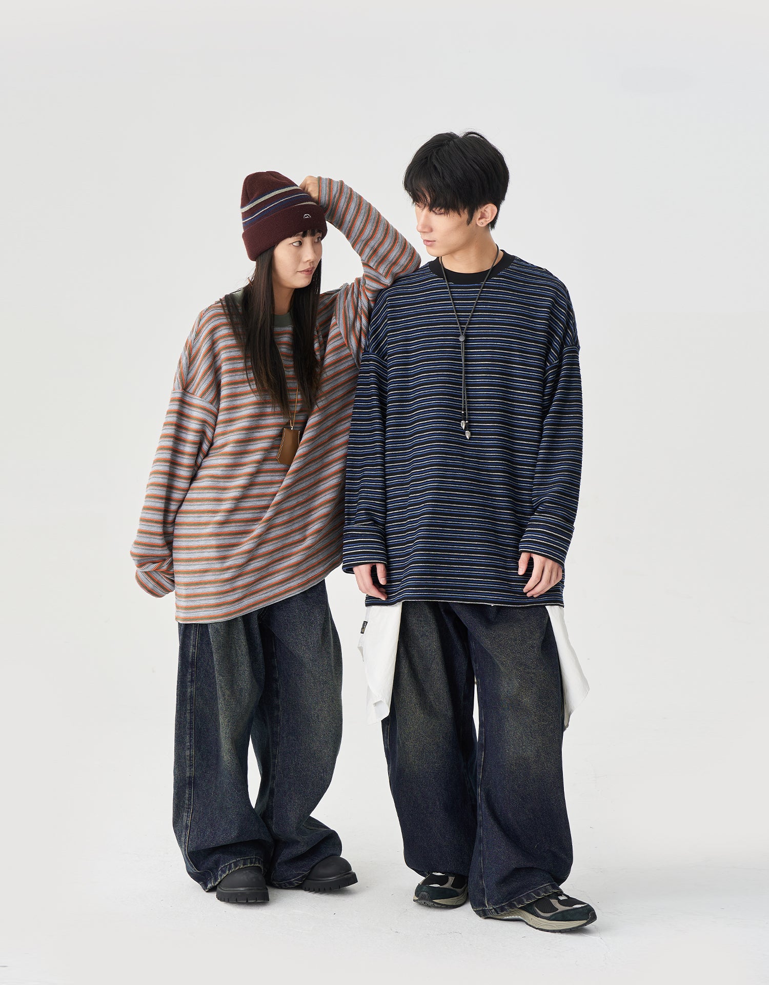 TopBasics Color Thin Stripe L/S T-Shirt