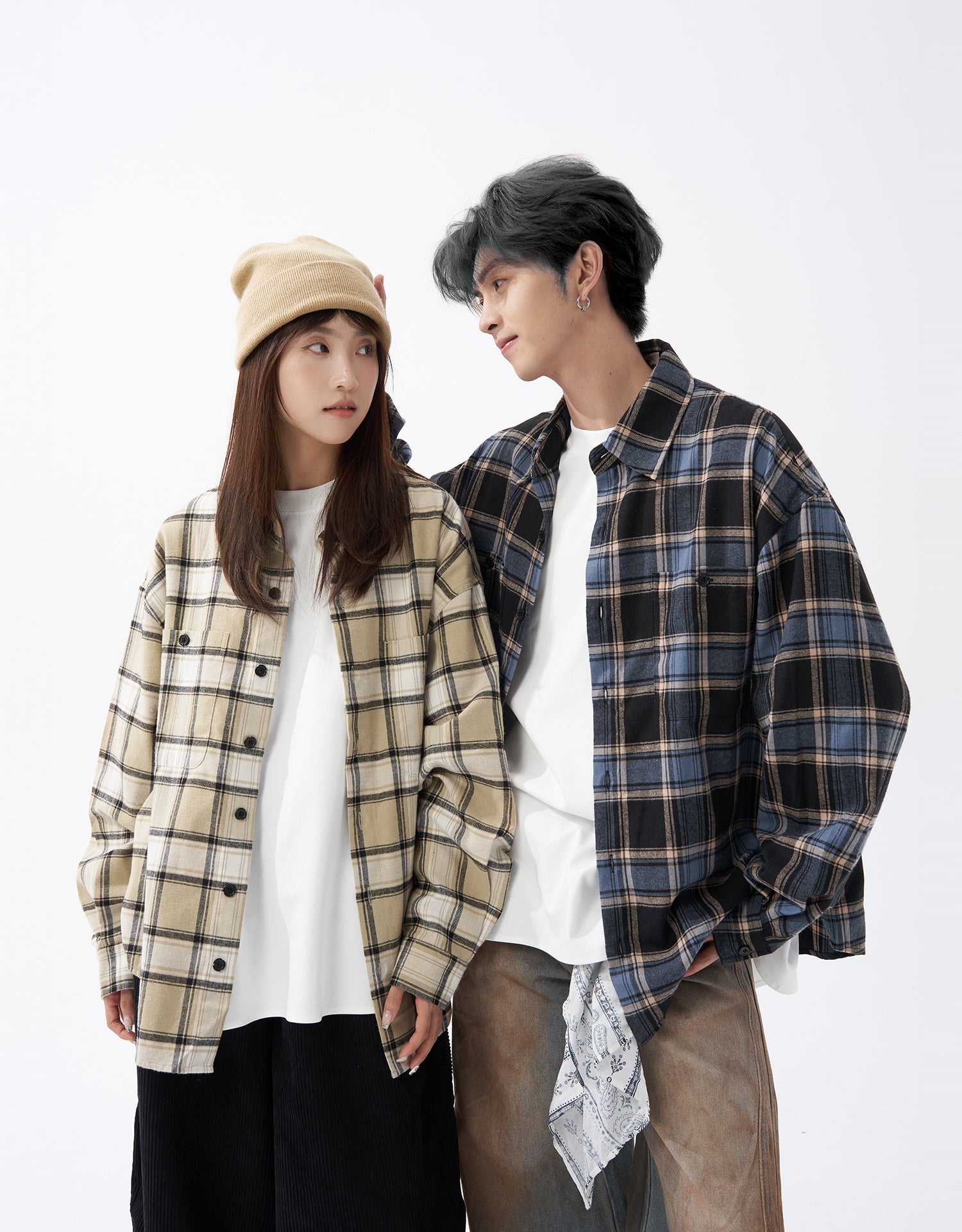 TopBasics Two Pockets Flannel Shirt