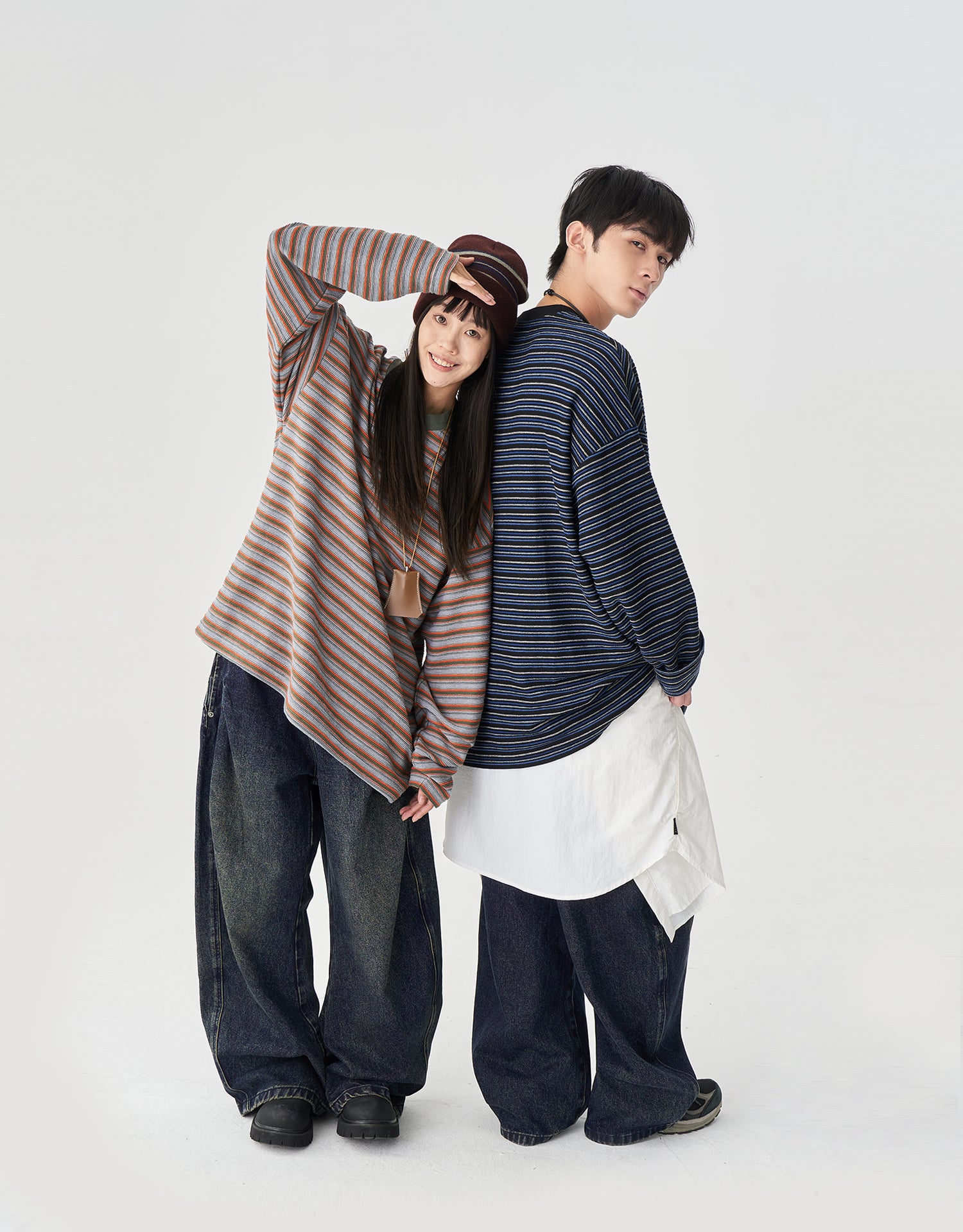 TopBasics Color Thin Stripe L/S T-Shirt