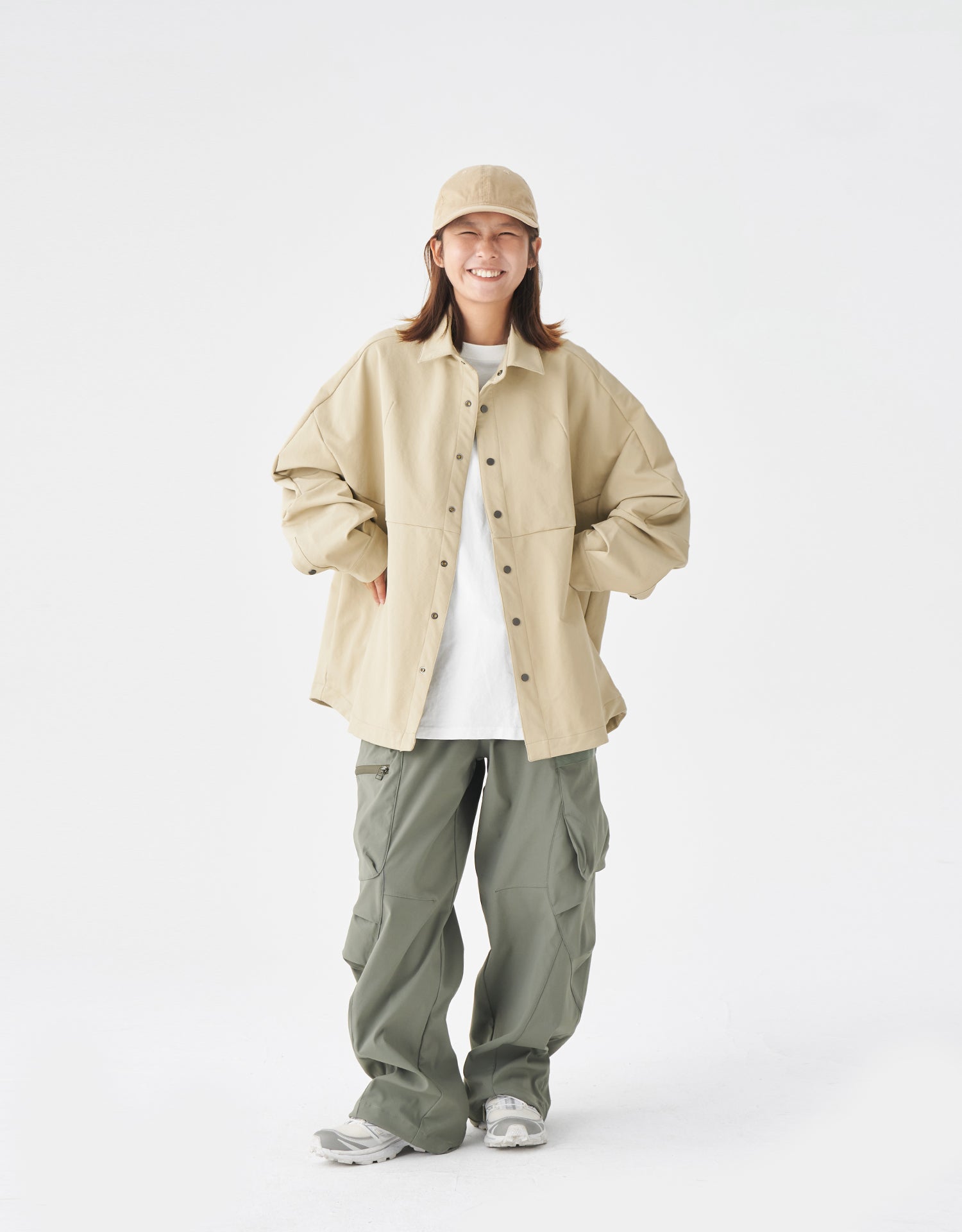 TopBasics Pleat Coach Jacket