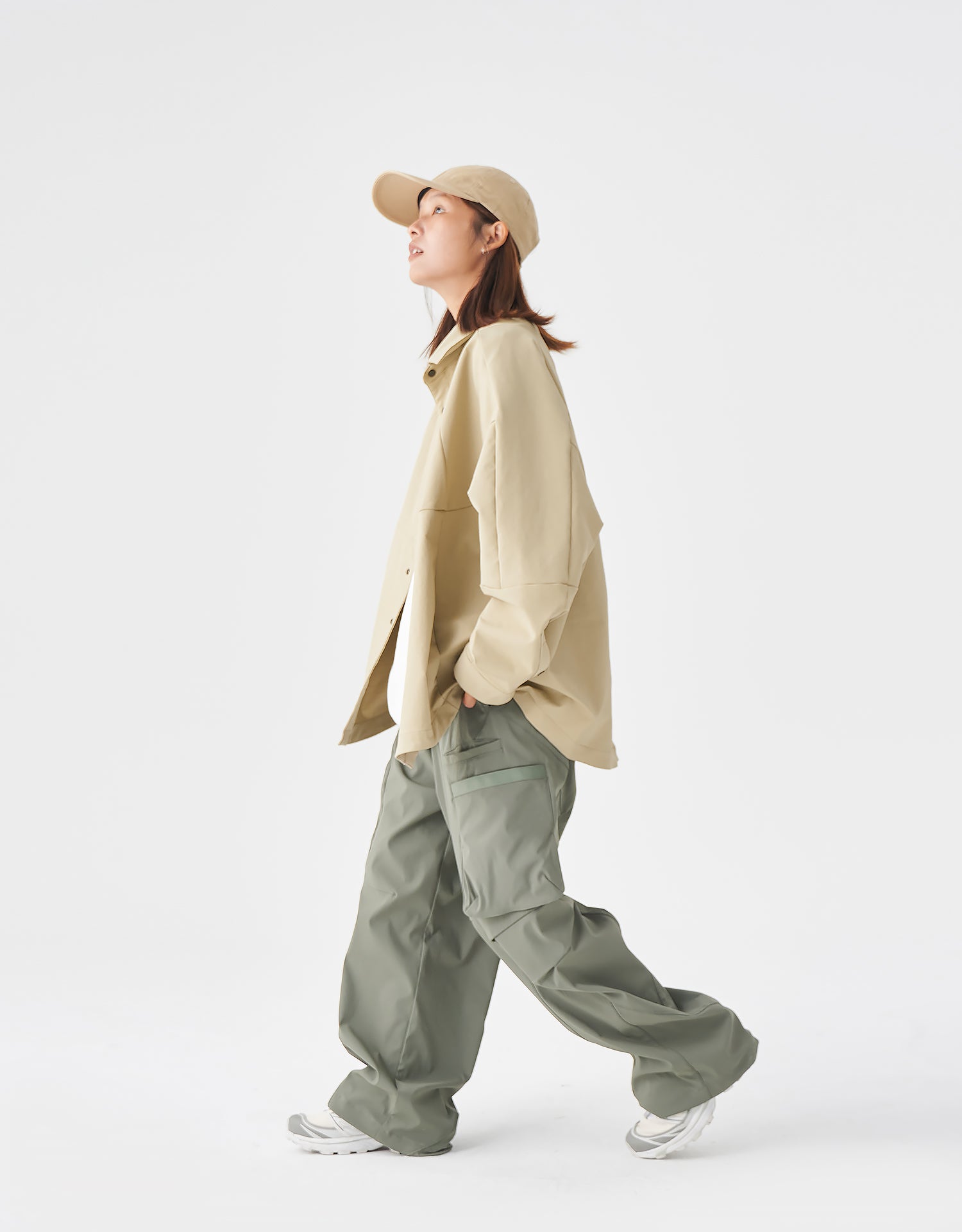 TopBasics Pleat Coach Jacket