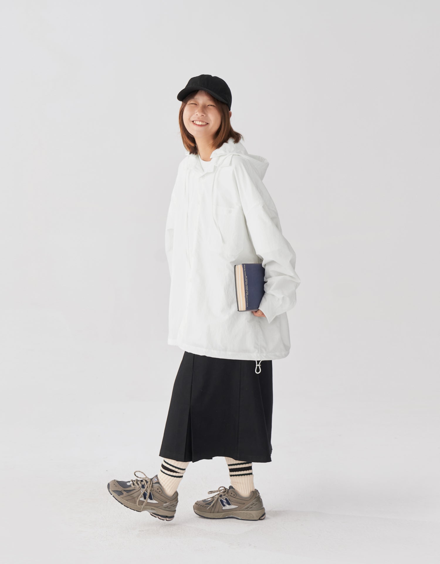 TopBasics Pocket Detachable Hood Shirt