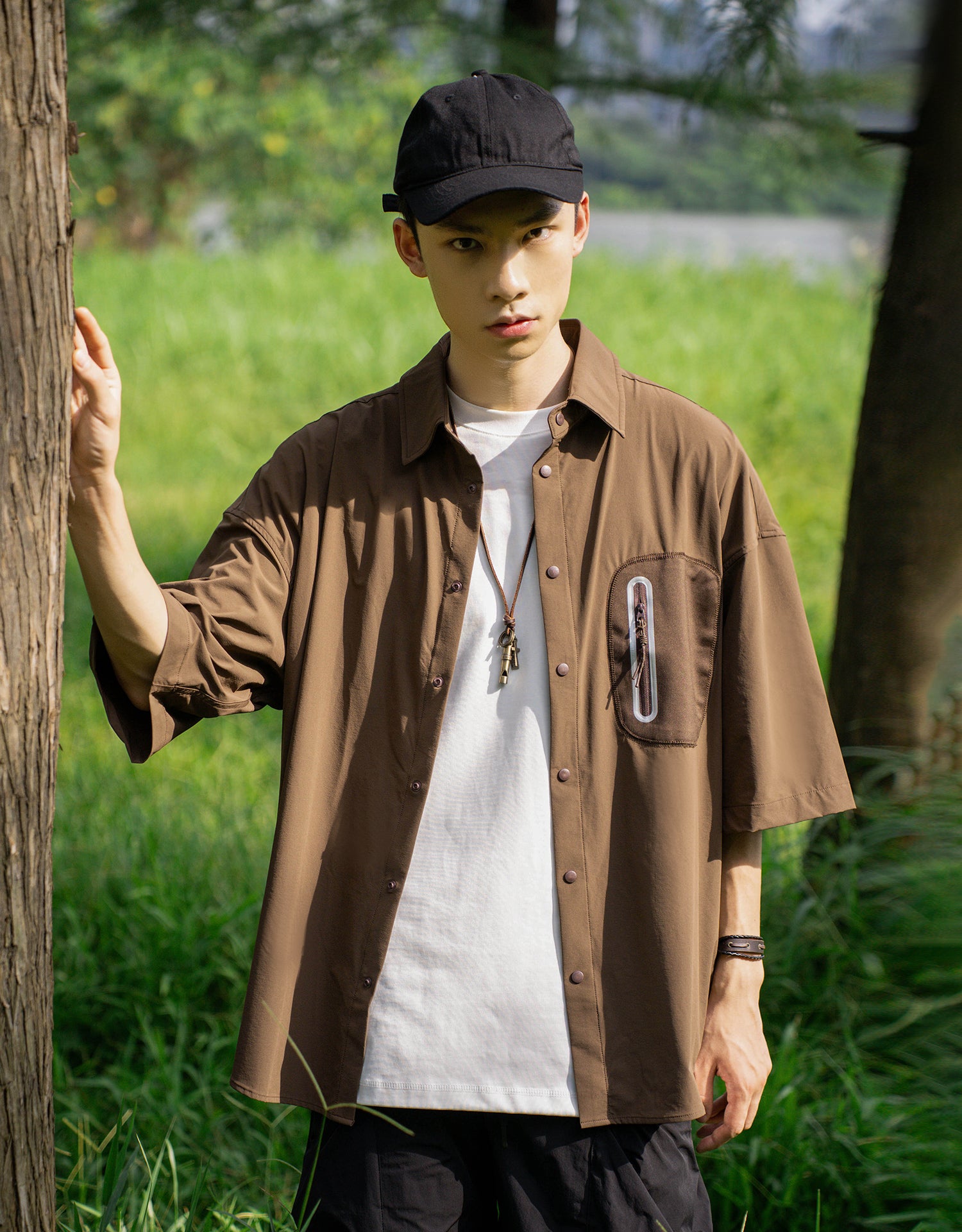 TopBasics Zipped Pocket Outdoor Shirt