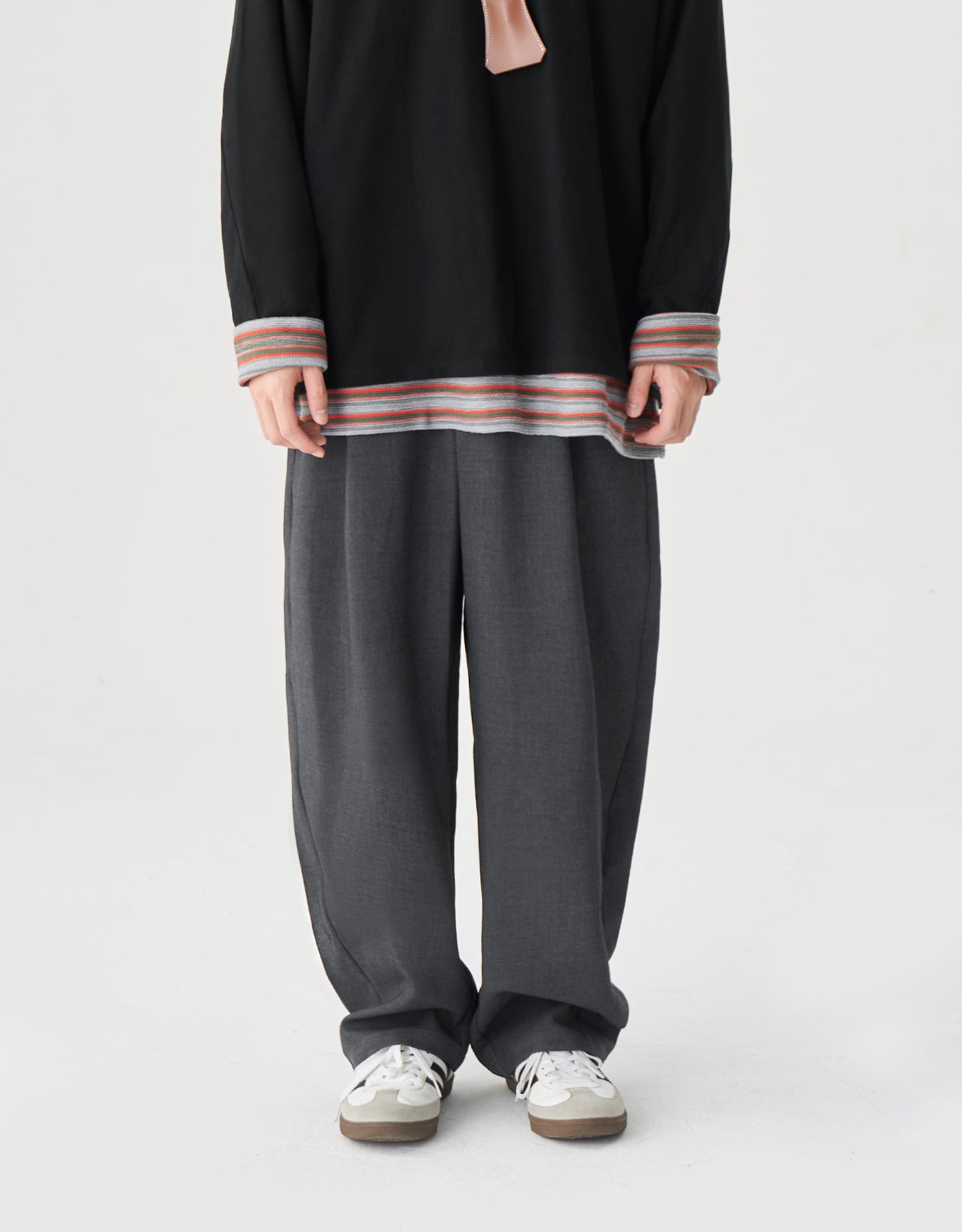 TopBasics Office Barrel Leg Pants