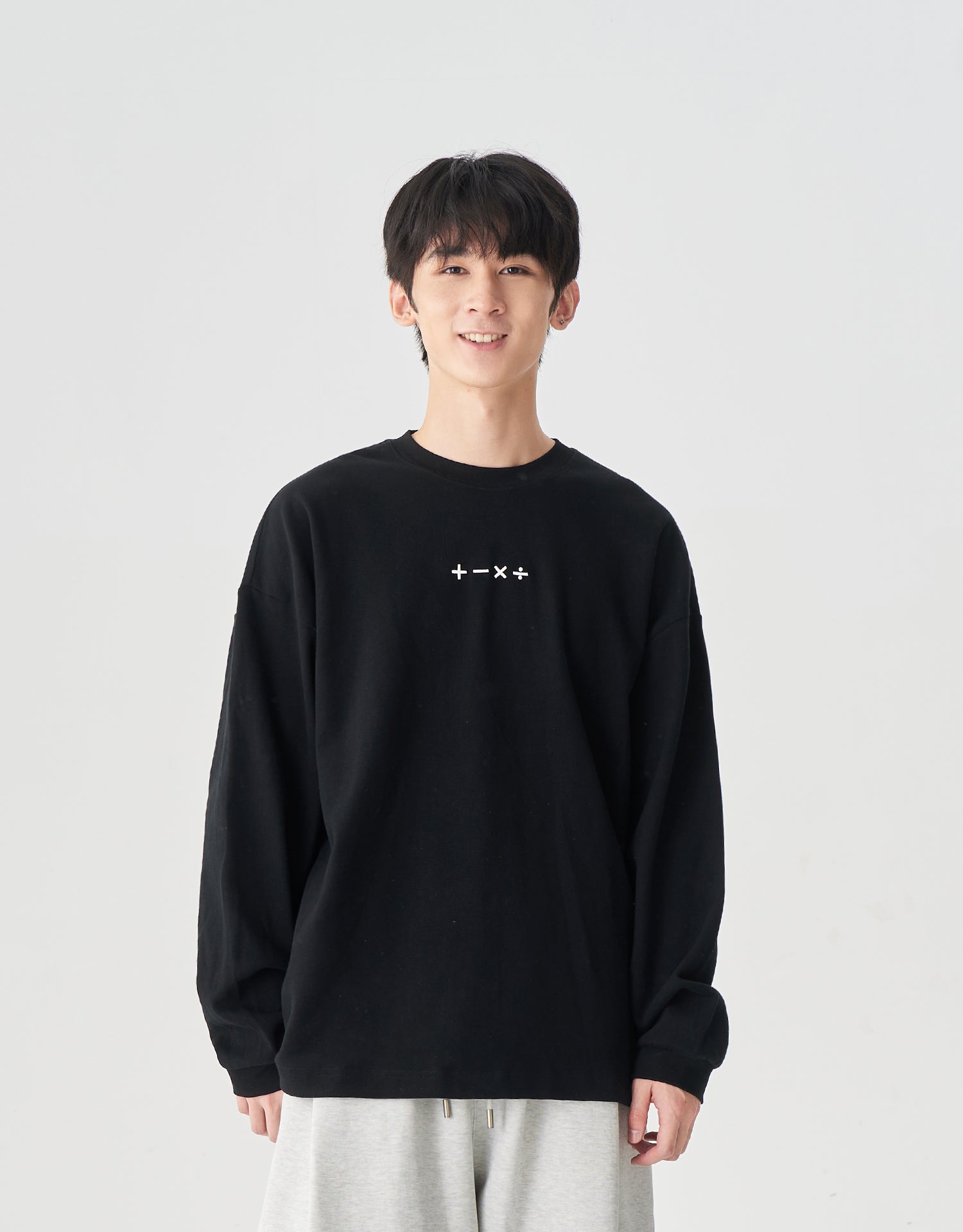 TopBasics Math Symbol L/S T-Shirt