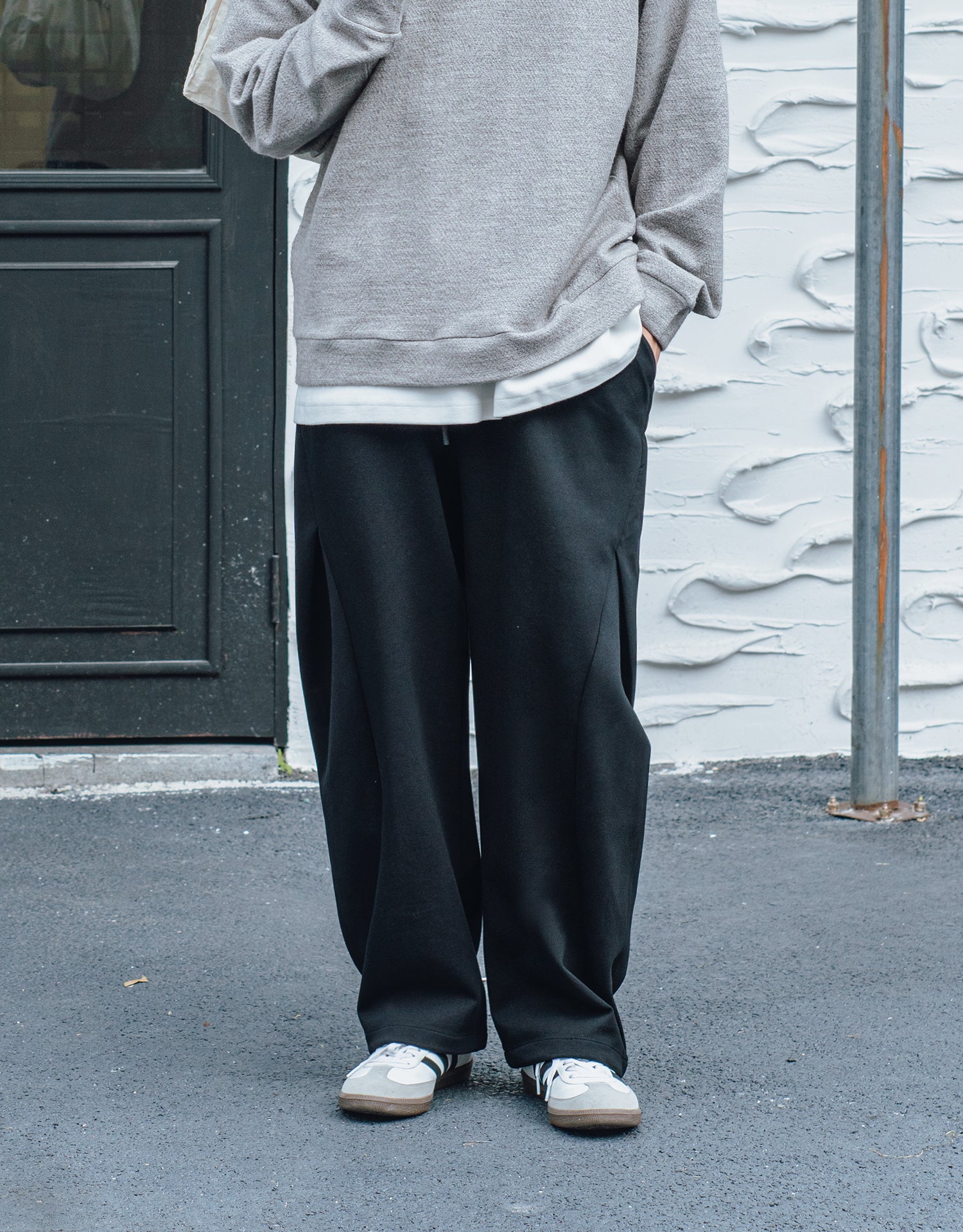 TopBasics Side Pleated Sweat Pants