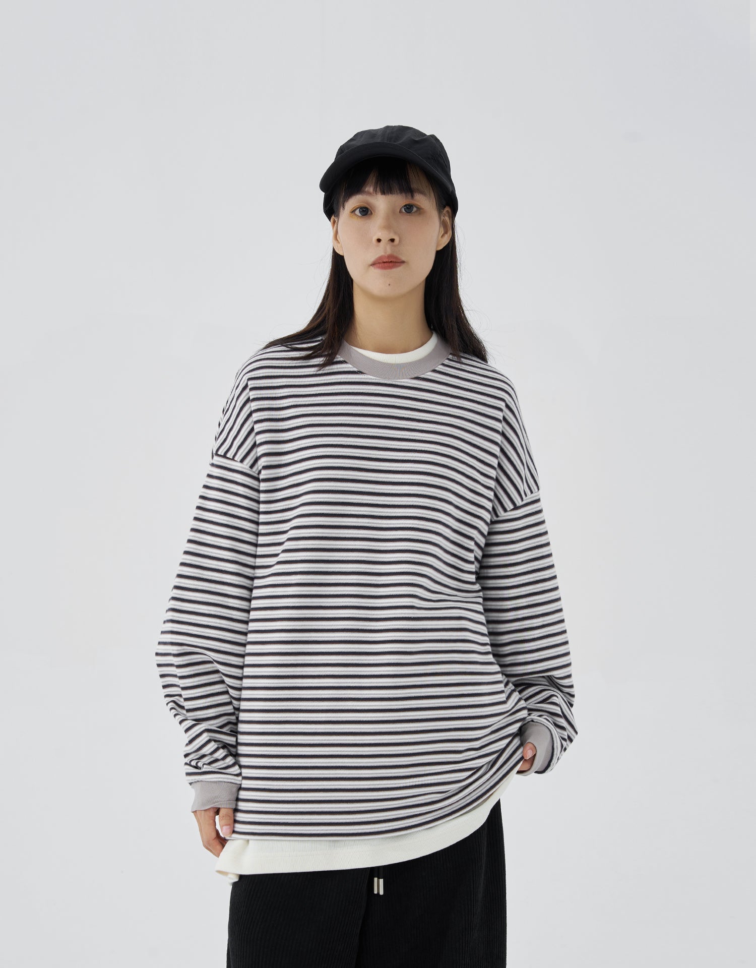 TopBasics Apricot Striped T-Shirt