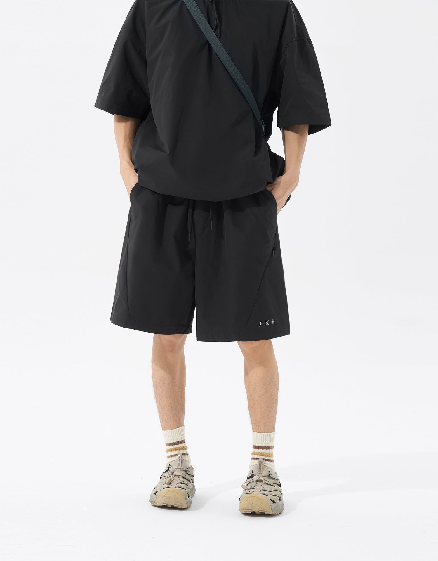 TopBasics Three Pockets Utility Shorts