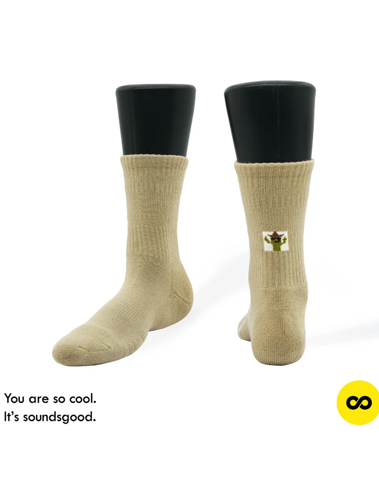 Sounds Good The Troubled Cactus Half Socks