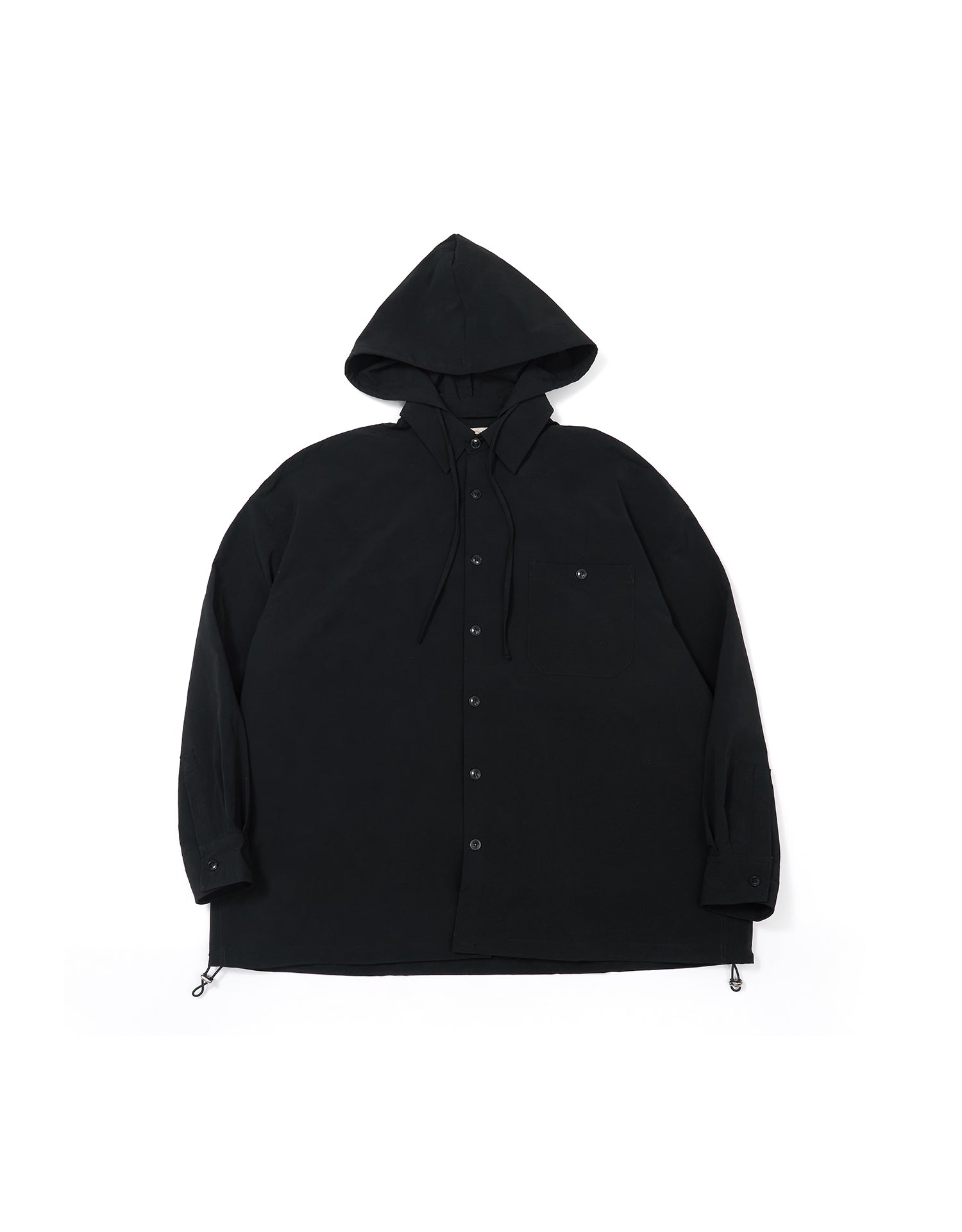 TopBasics Pocket Detachable Hood Shirt