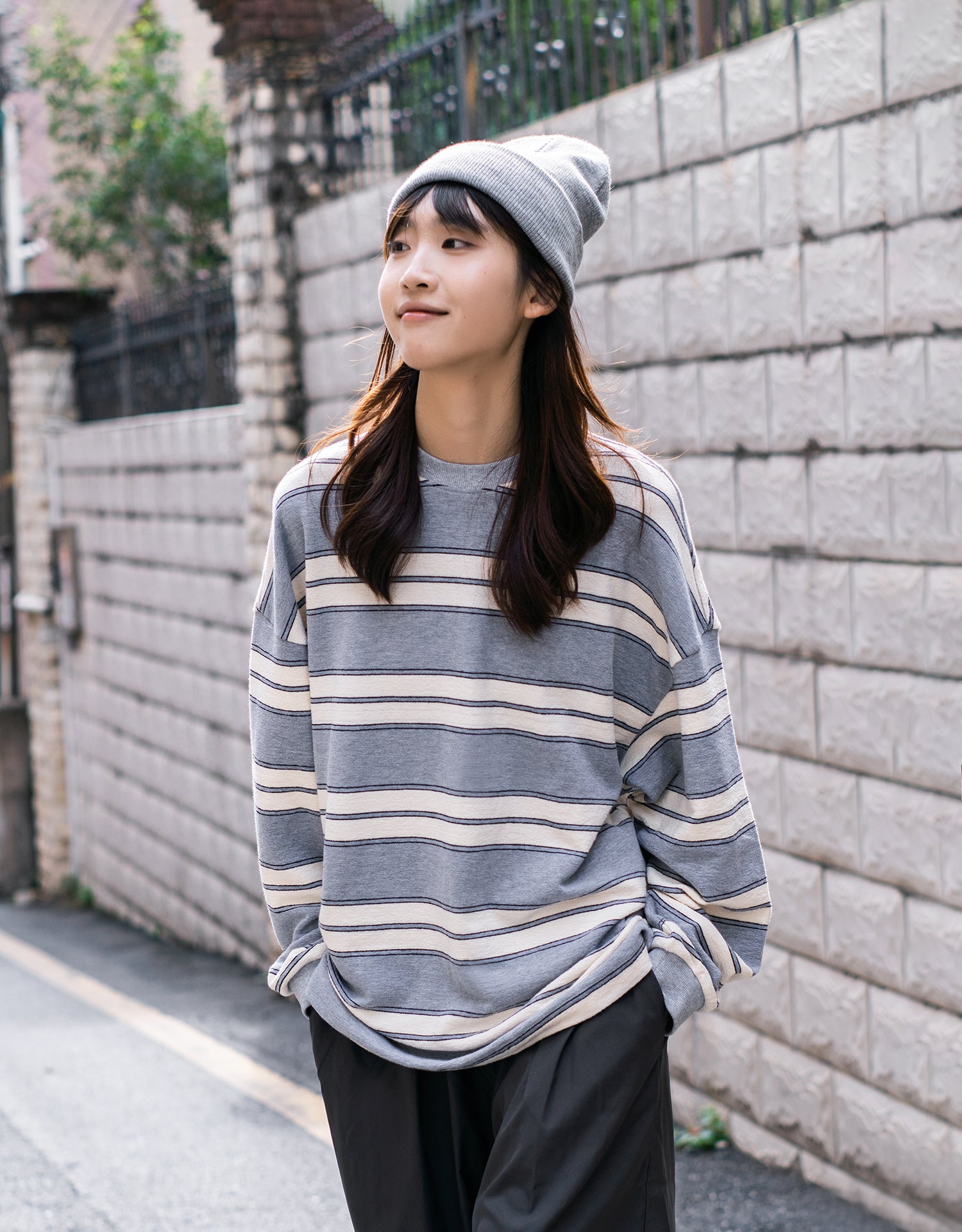 TopBasics Double Striped Sweater