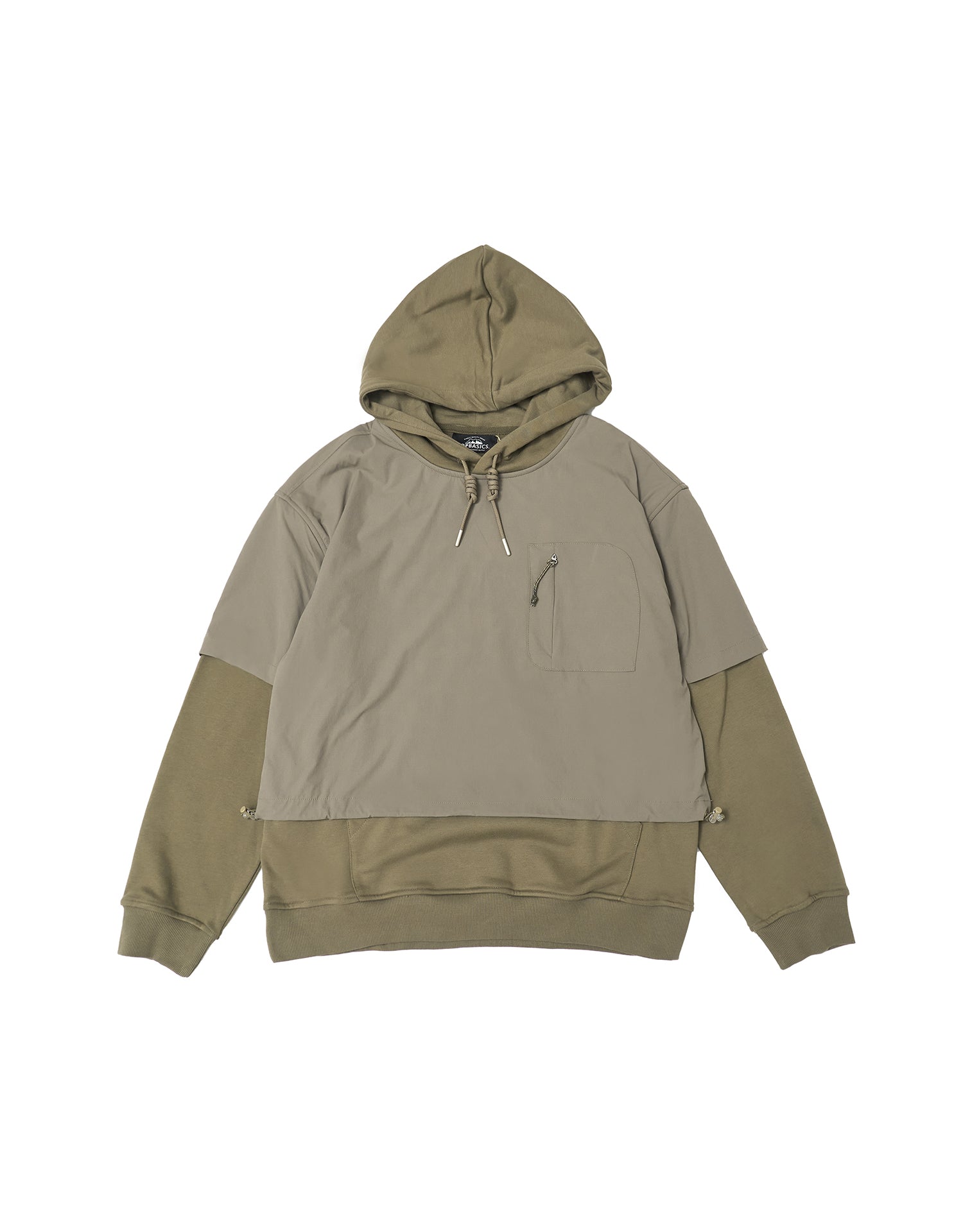 TopBasics Fake Two-Piece Hoodie