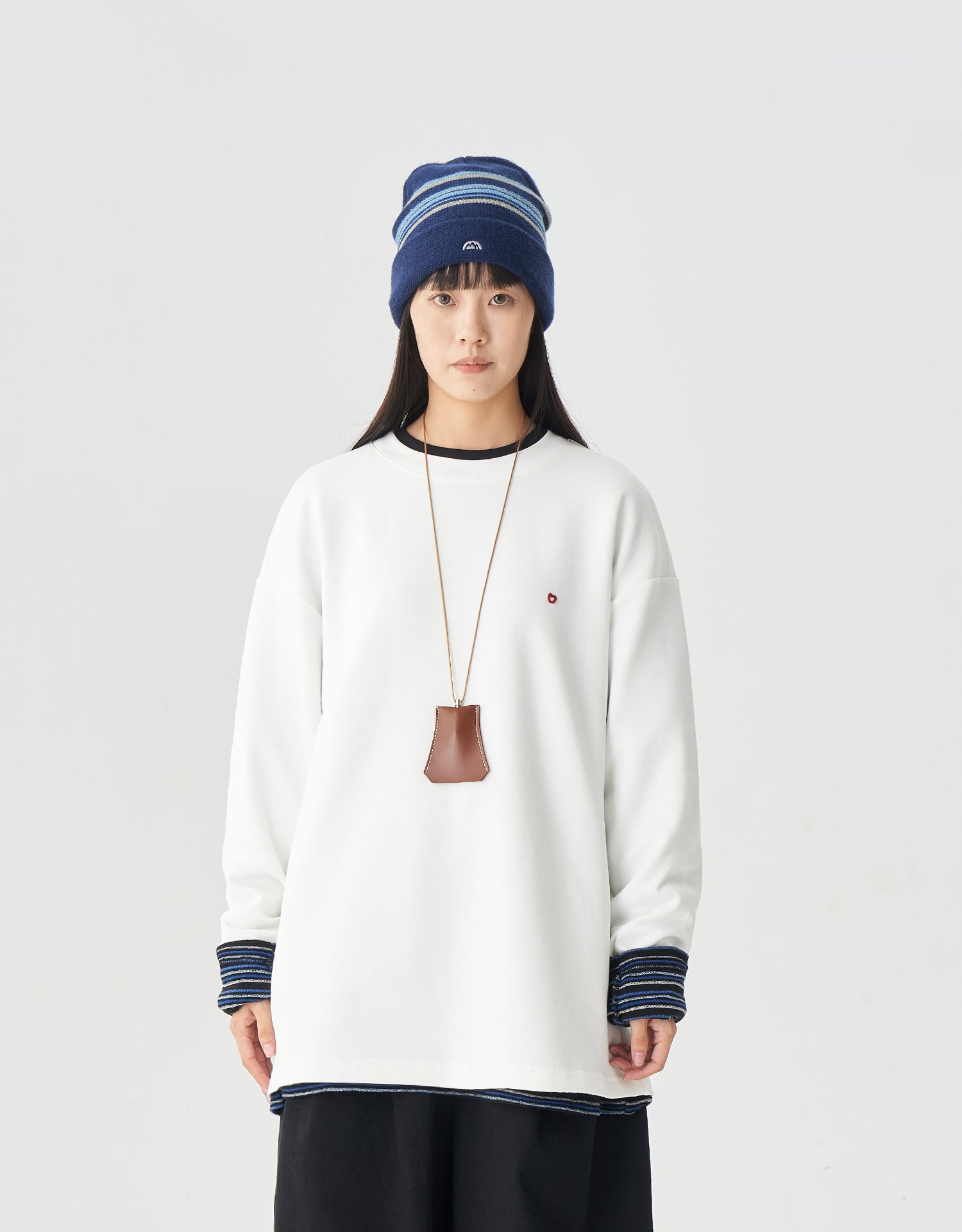 TopBasics Embroidered Heart L/S T-Shirt