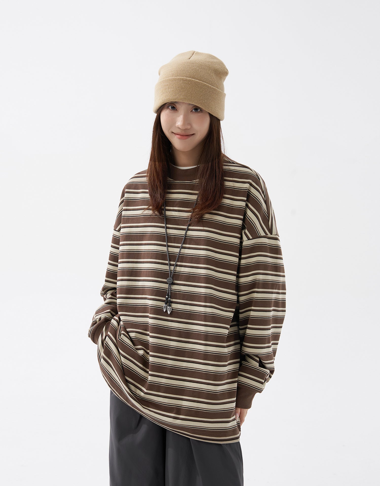 TopBasics Wide & Narrow Striped T-Shirt