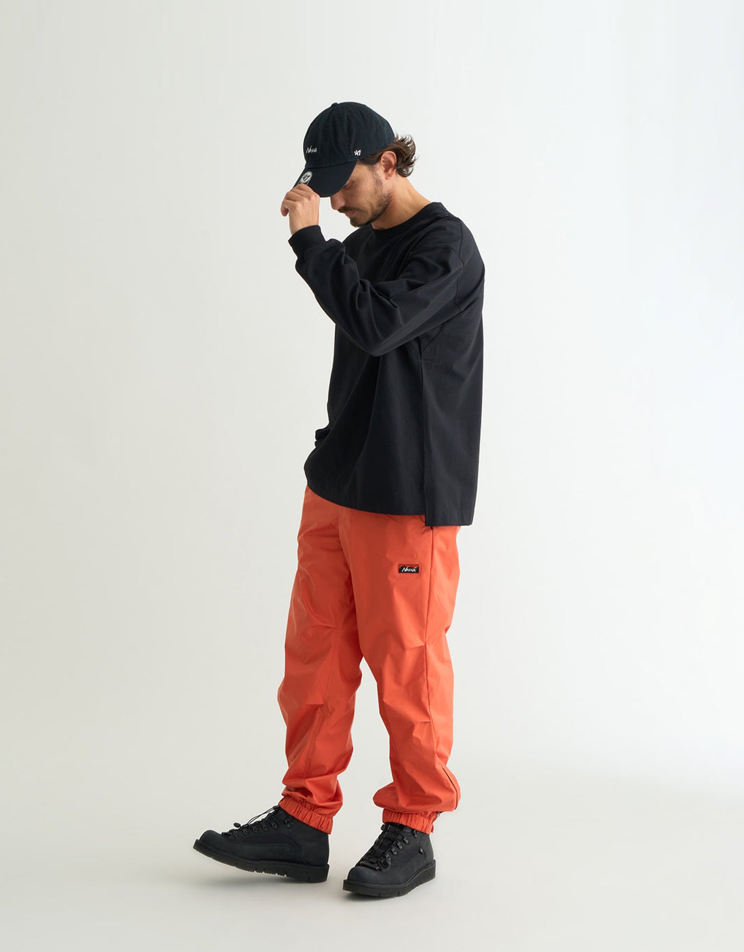 Nanga Eco Hybrid Box Logo Embroidery L/S Tee