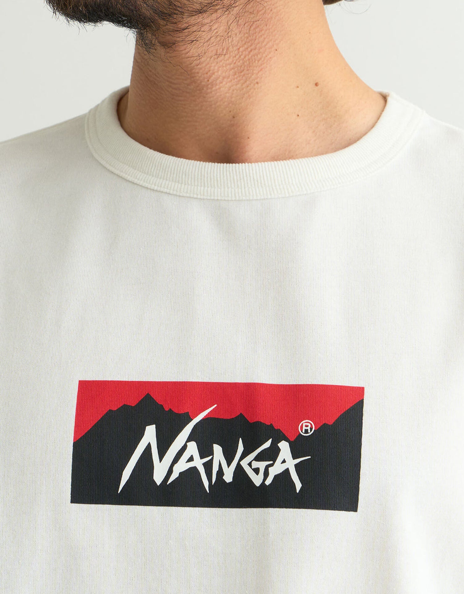 Nanga Eco Hybrid Box Logo L/S Tee