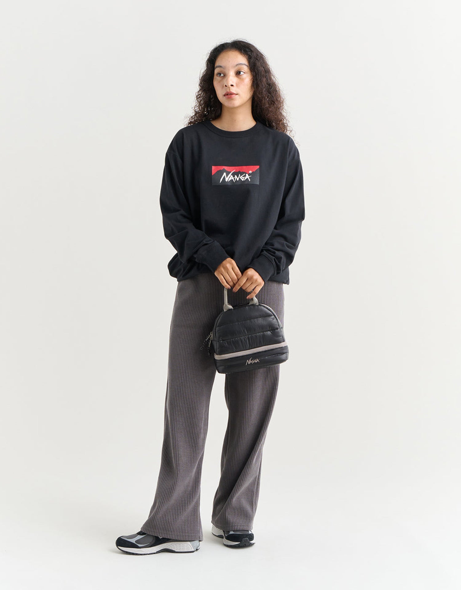 Nanga Eco Hybrid Box Logo L/S Tee