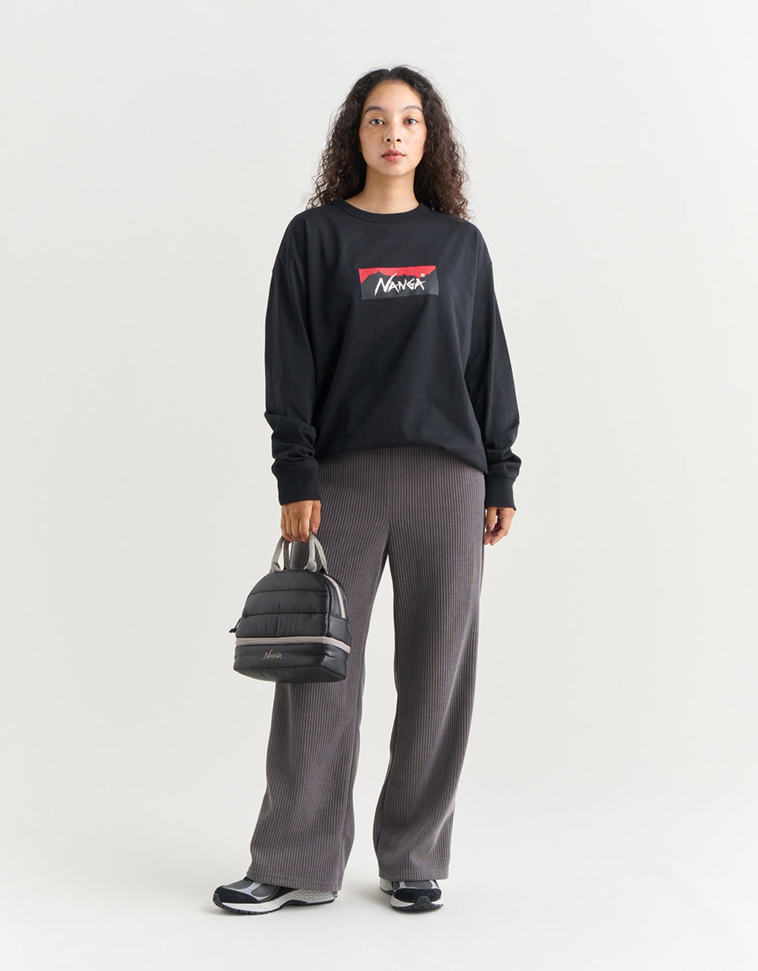 Nanga Eco Hybrid Box Logo L/S Tee