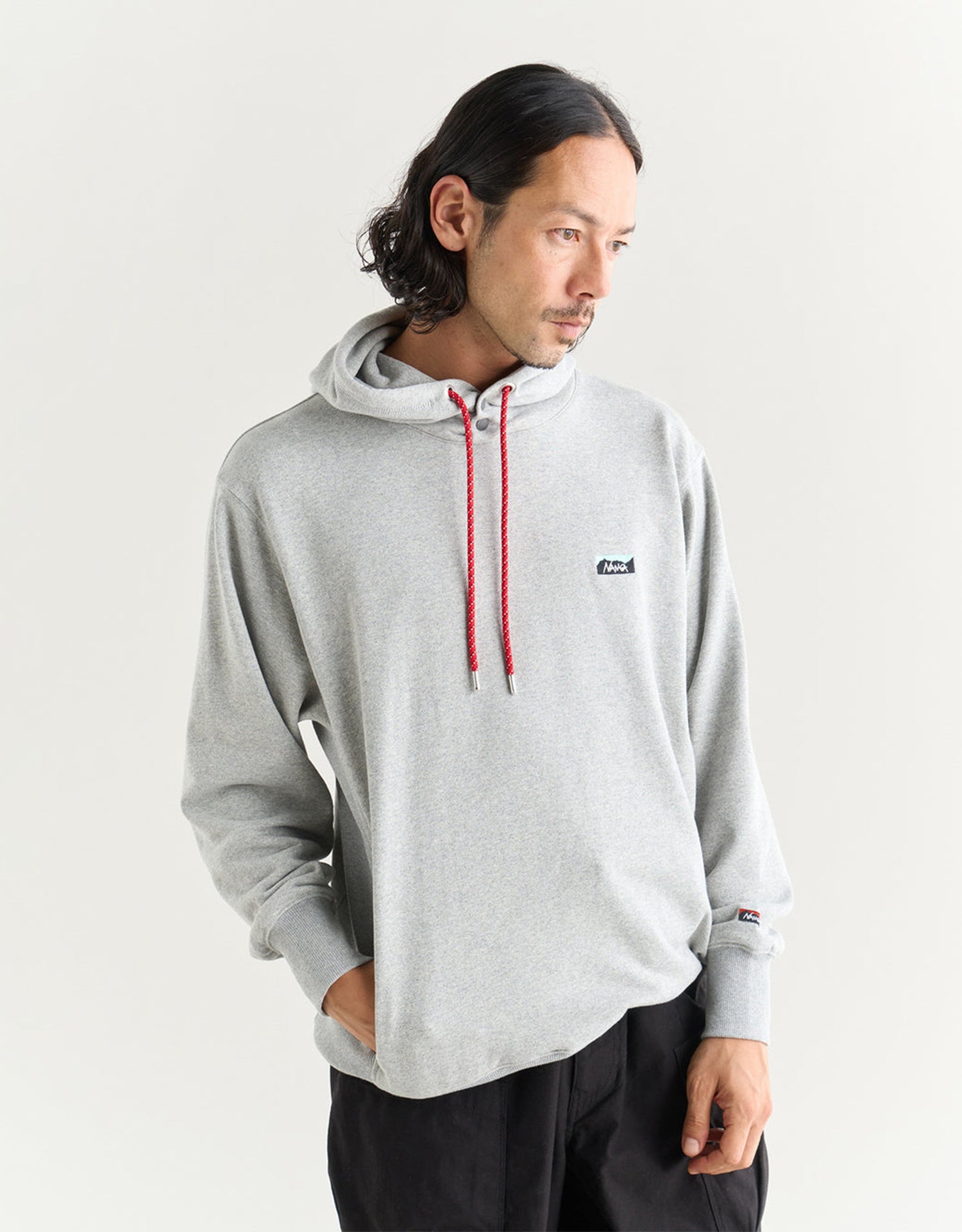Nanga Eco Hybrid Mini Box Logo Embroidery Sweat Hoodie