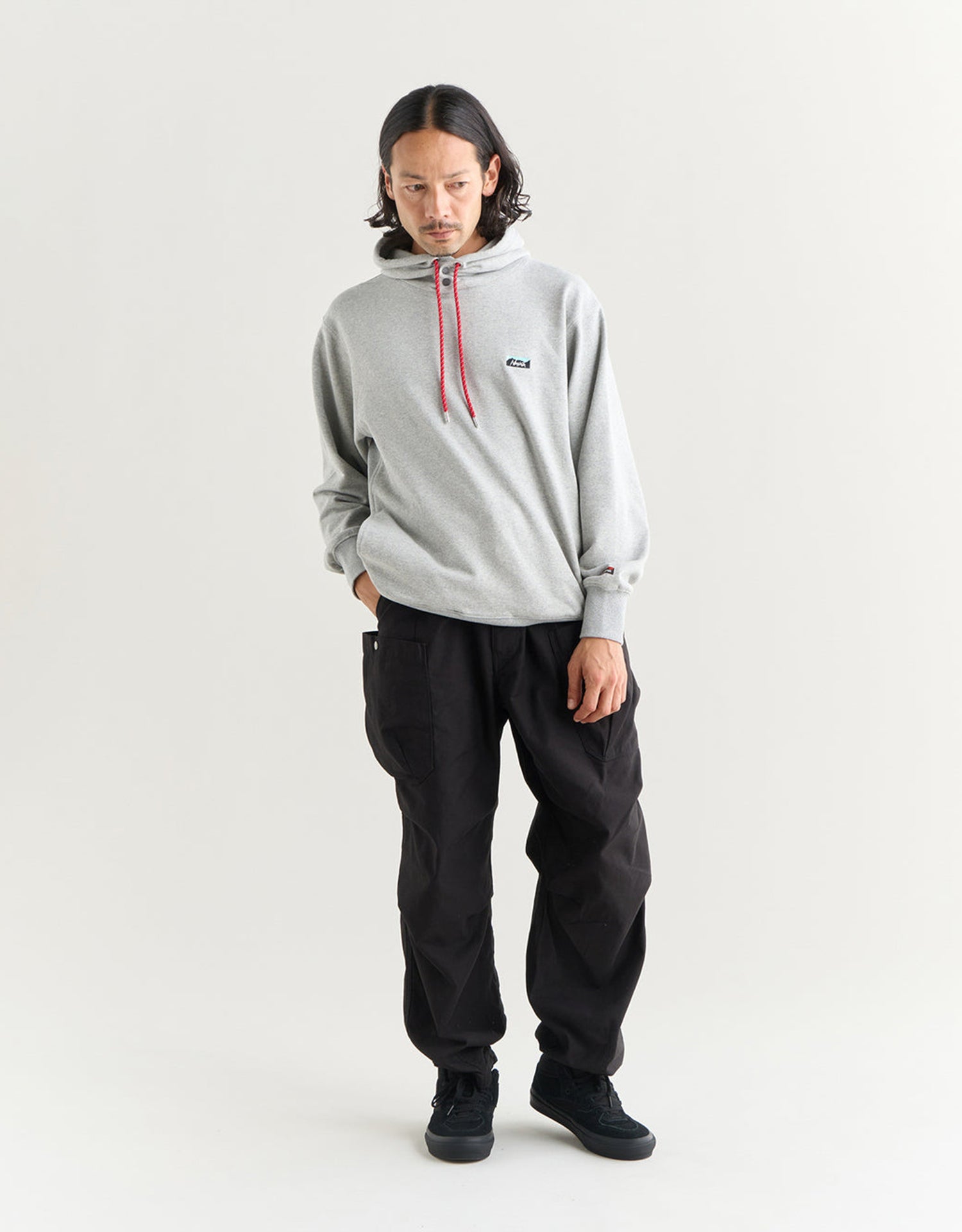 Nanga Eco Hybrid Mini Box Logo Embroidery Sweat Hoodie