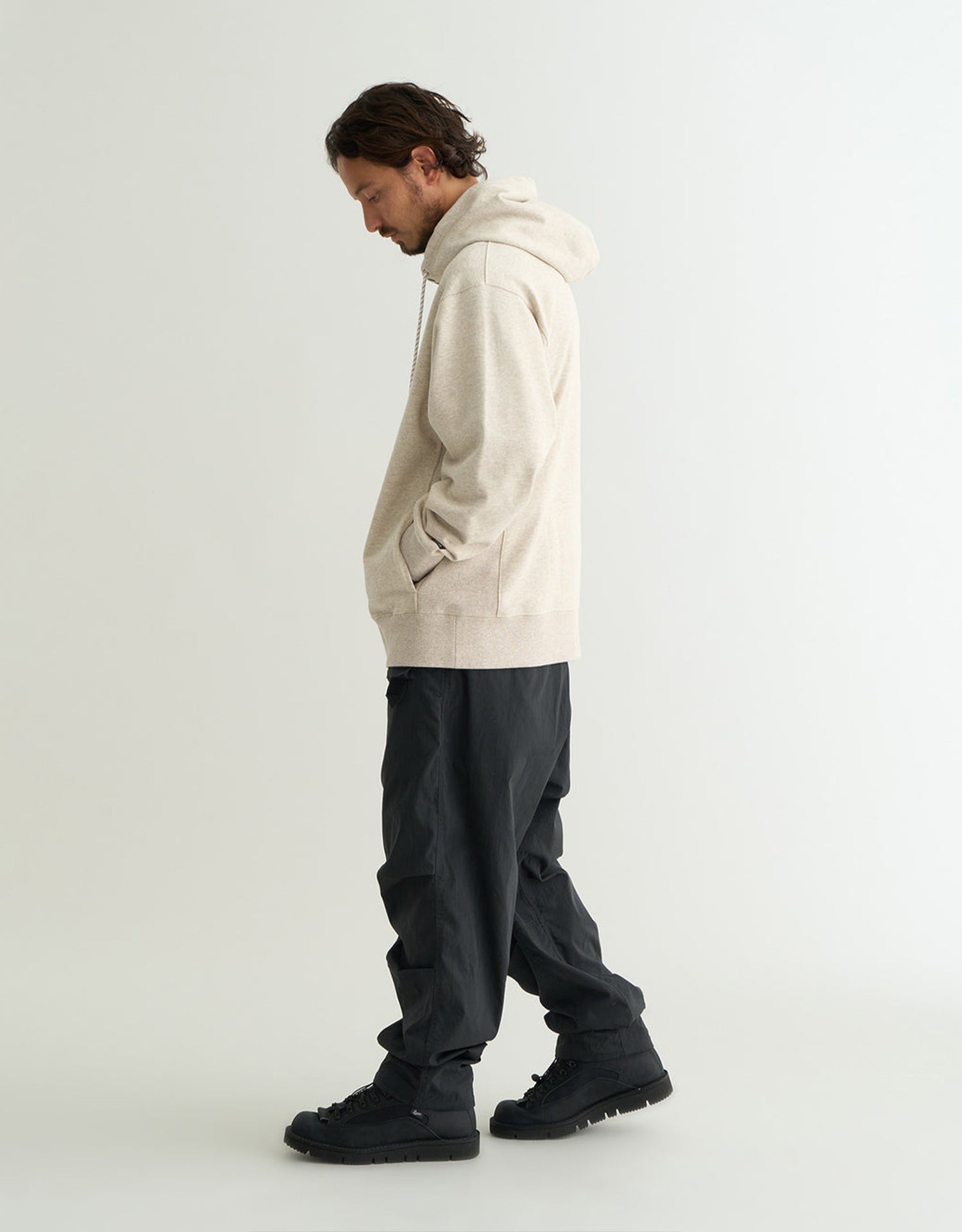 Nanga Eco Hybrid Mini Box Logo Embroidery Sweat Hoodie