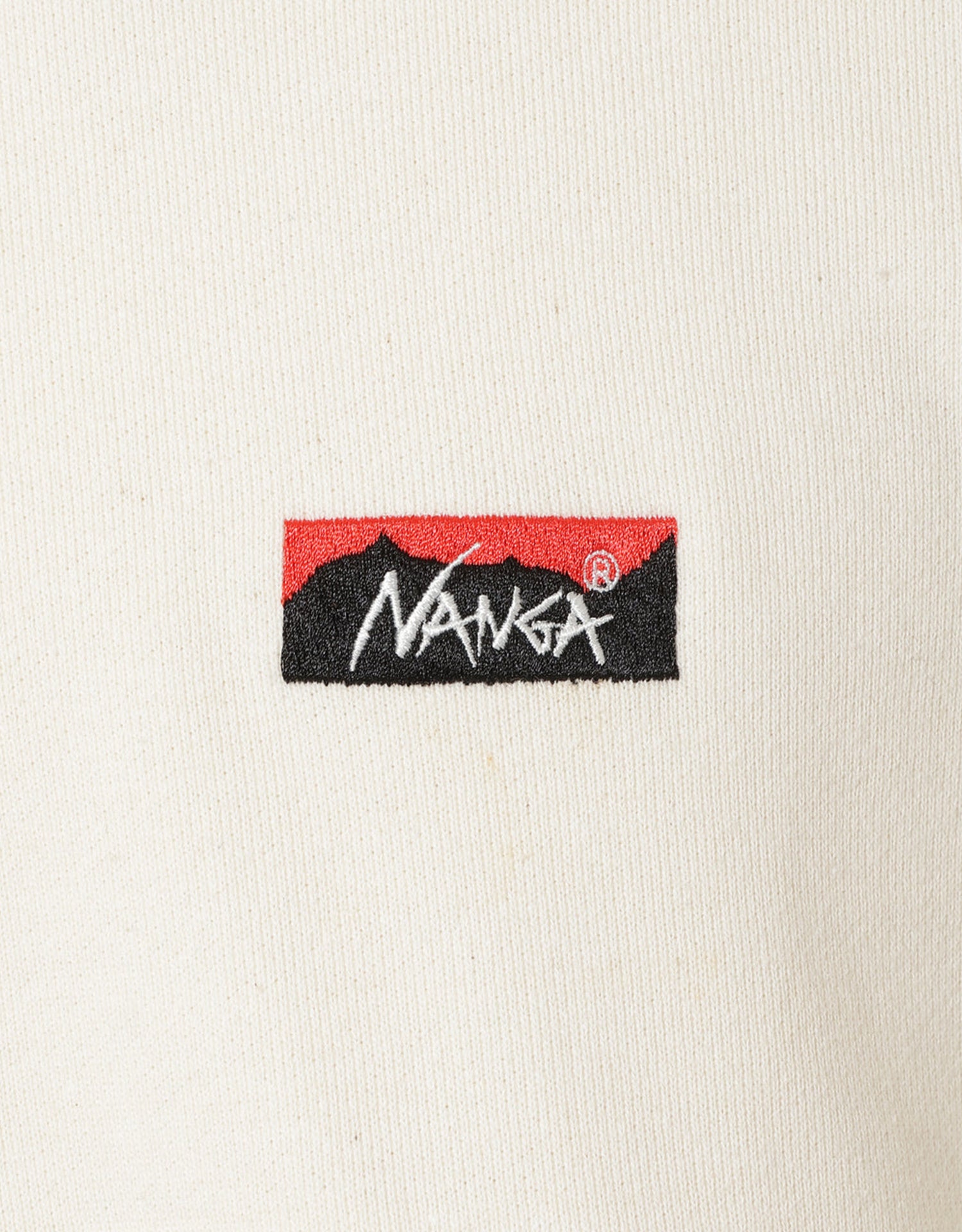 Nanga Eco Hybrid Mini Box Logo Embroidery Sweat Hoodie