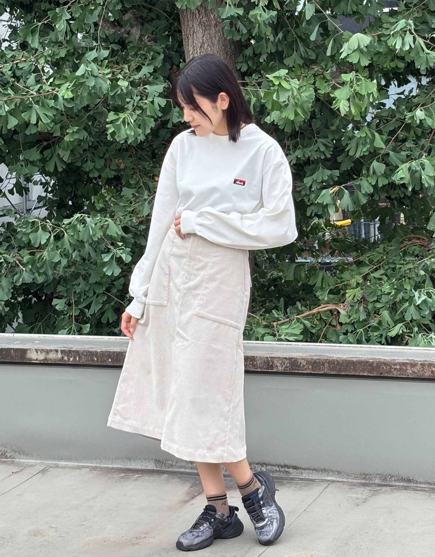 Nanga Corduroy A Line Skirt