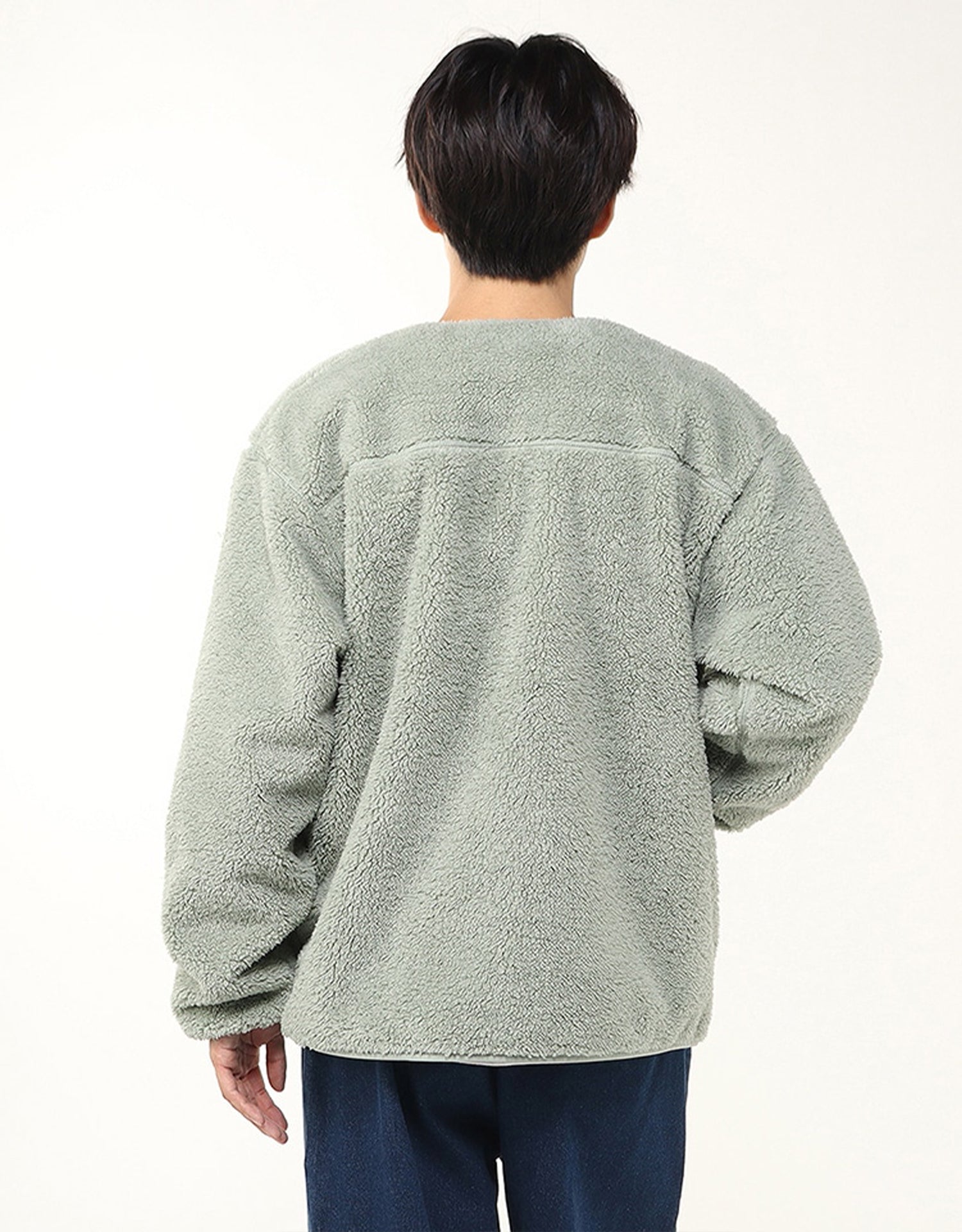 Chums かせきさいだぁ  Bonding Fleece Cardigan