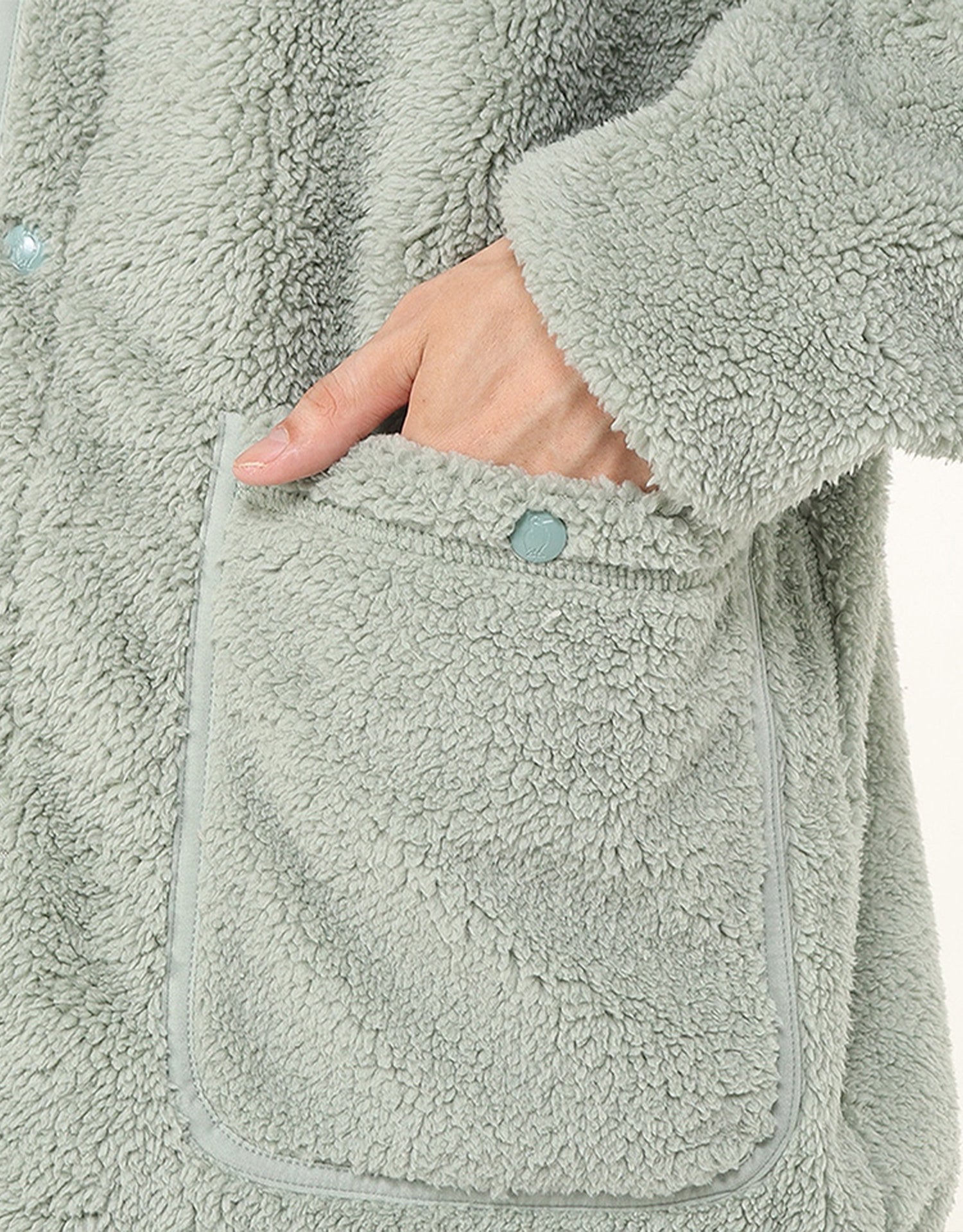 Chums かせきさいだぁ  Bonding Fleece Cardigan