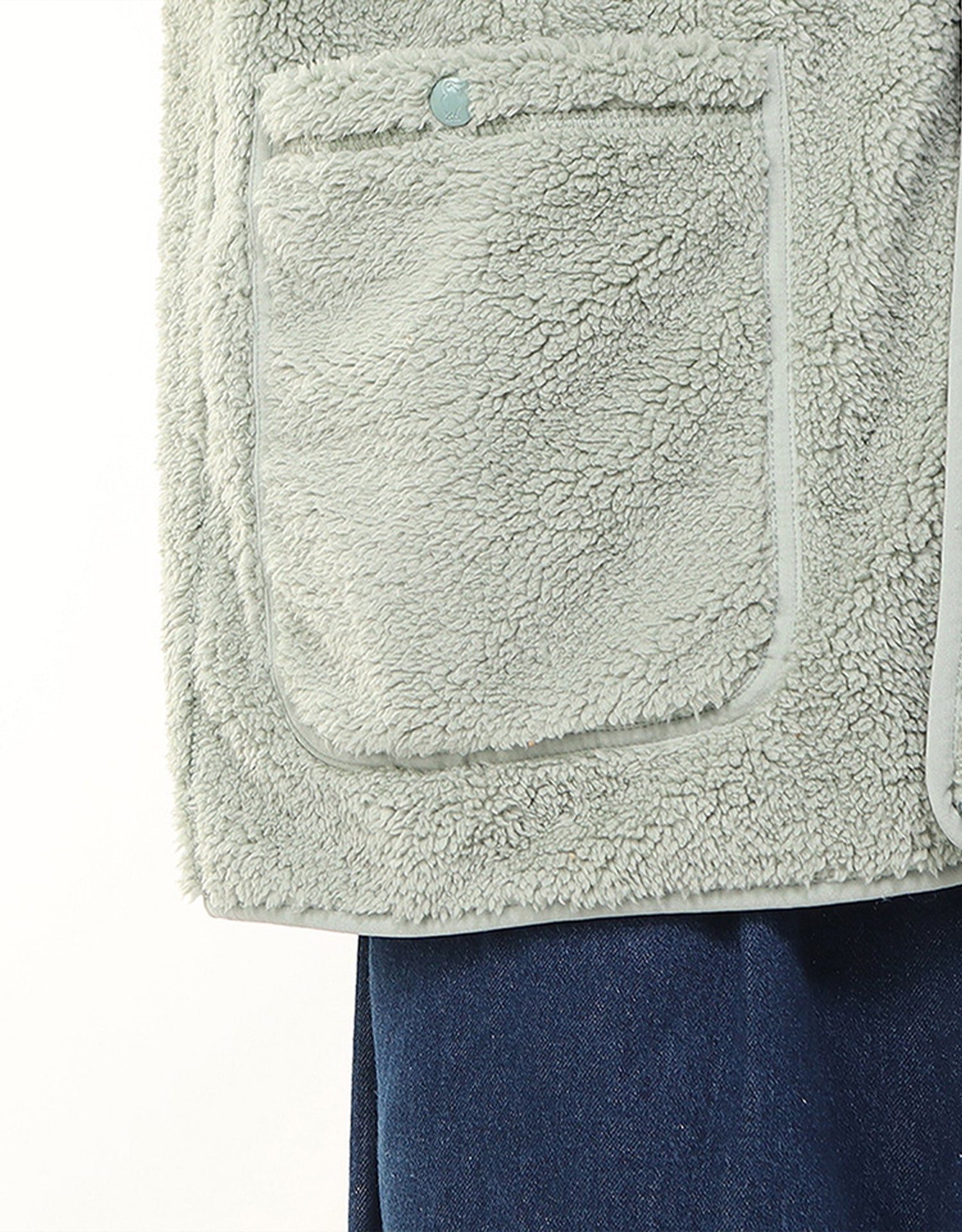 Chums かせきさいだぁ  Bonding Fleece Cardigan