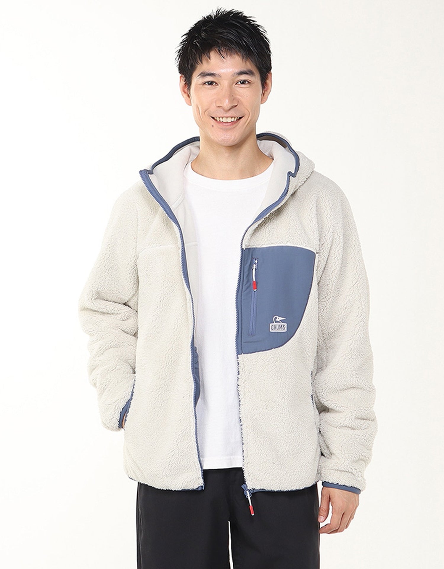 Chums Bonding Fleece Zip Parka