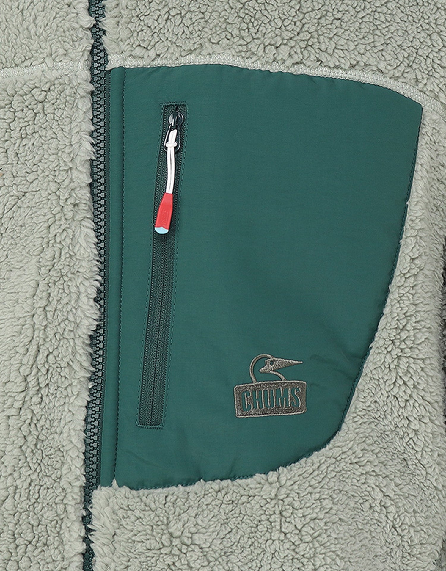 Chums Bonding Fleece Zip Parka