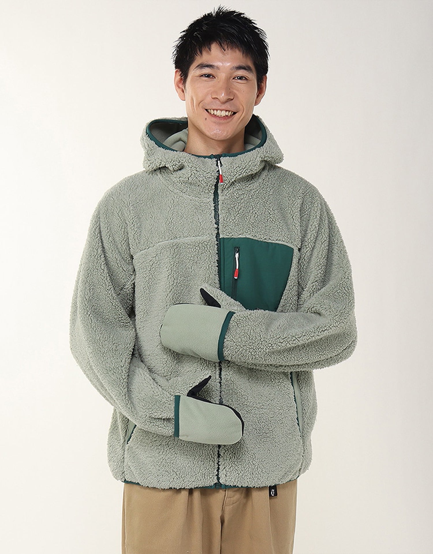 Chums Bonding Fleece Zip Parka