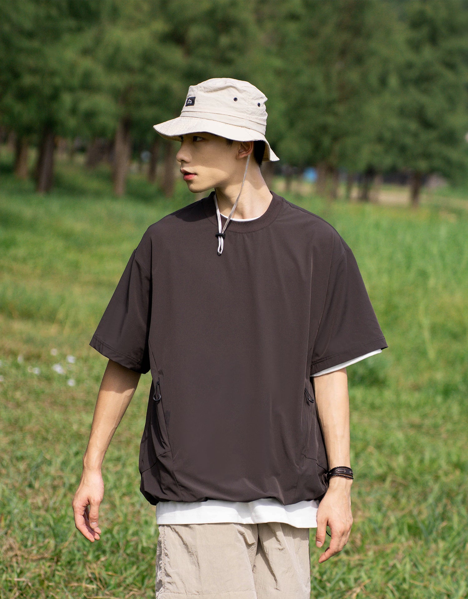 TopBasics Two Zip-Pockets Outdoor T-Shirt