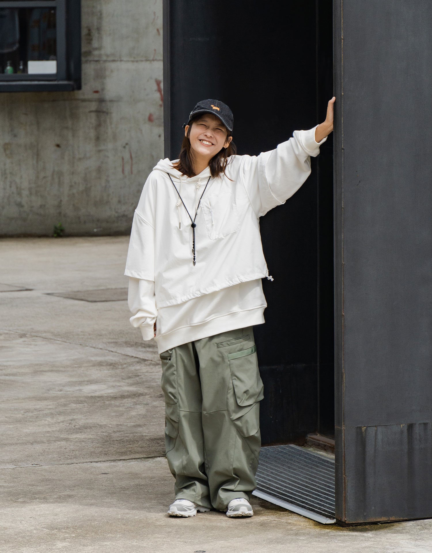 TopBasics Fake Two-Piece Hoodie