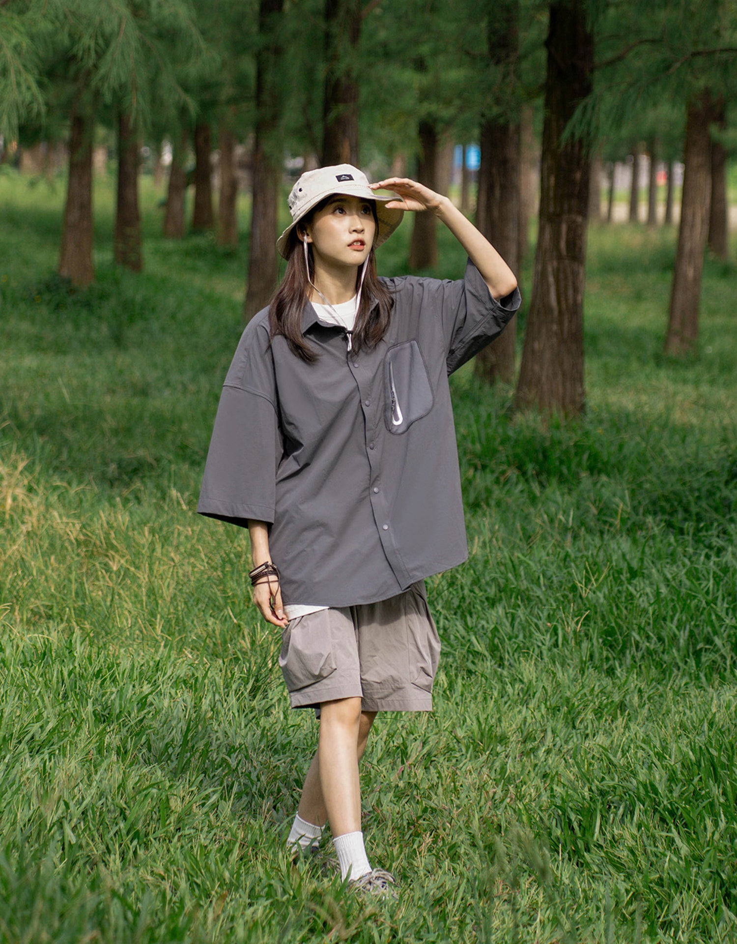 TopBasics Zipped Pocket Outdoor Shirt