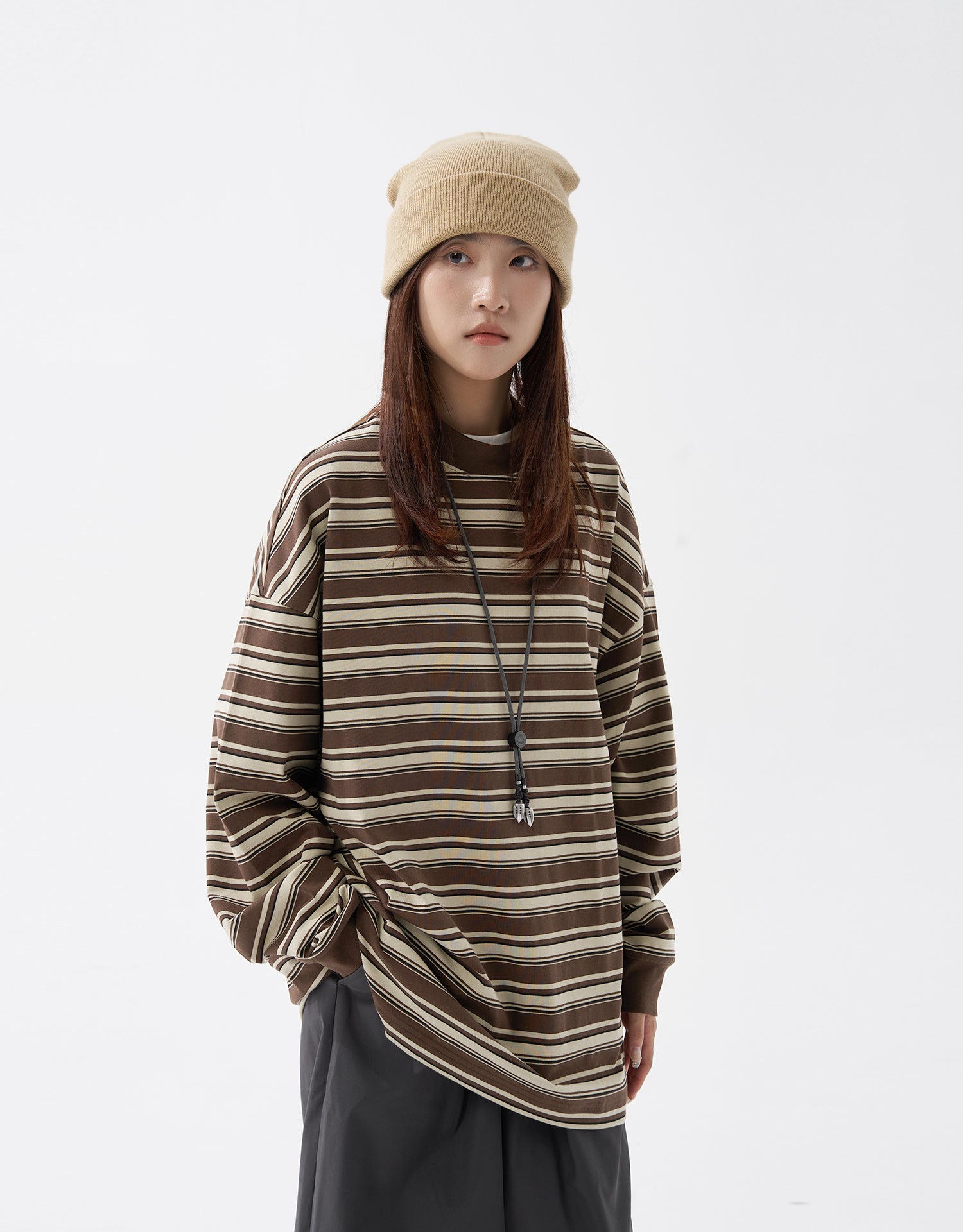 TopBasics Wide & Narrow Striped T-Shirt