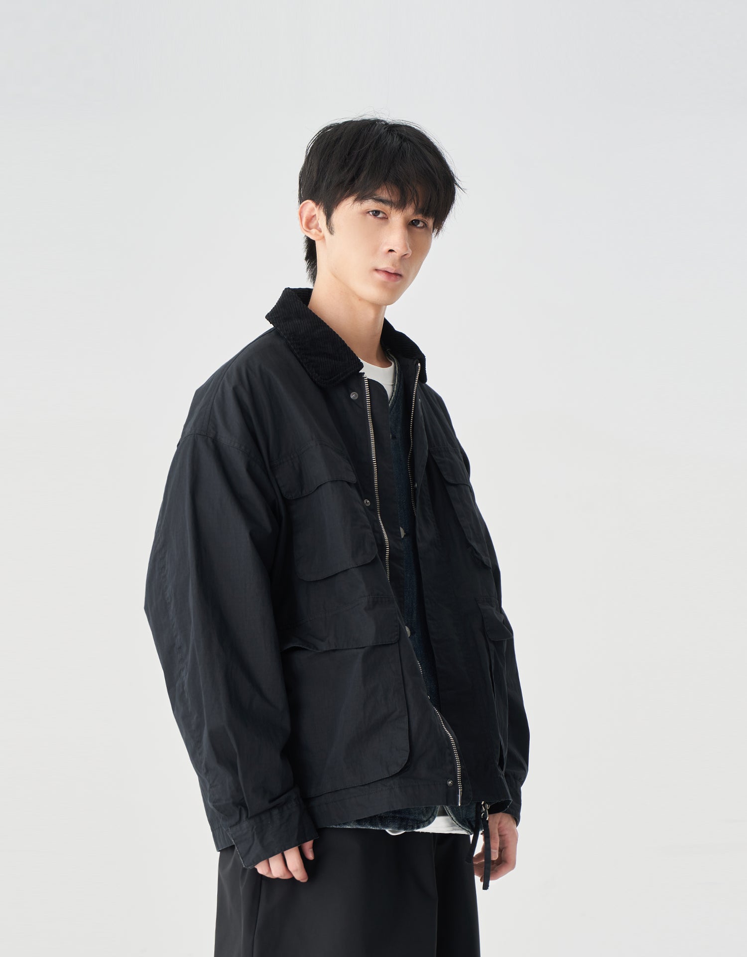 TopBasics Pockets Washed Blouson