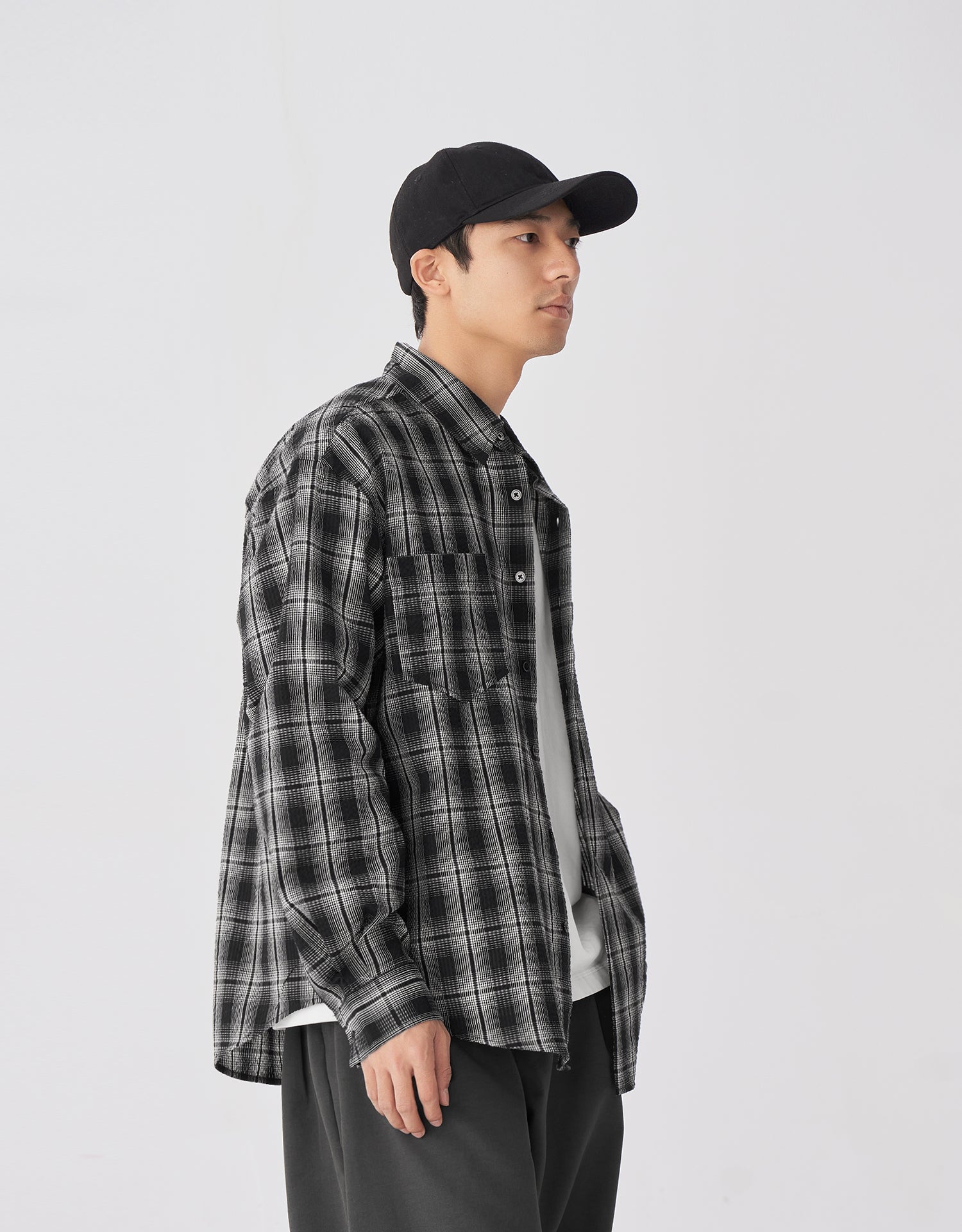 TopBasics Two Pockets Checkered Shirt