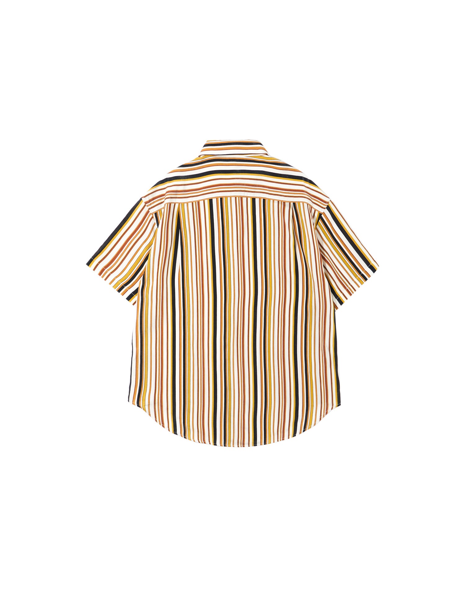 TopBasics Uneven Striped Summer Aloha Shirt