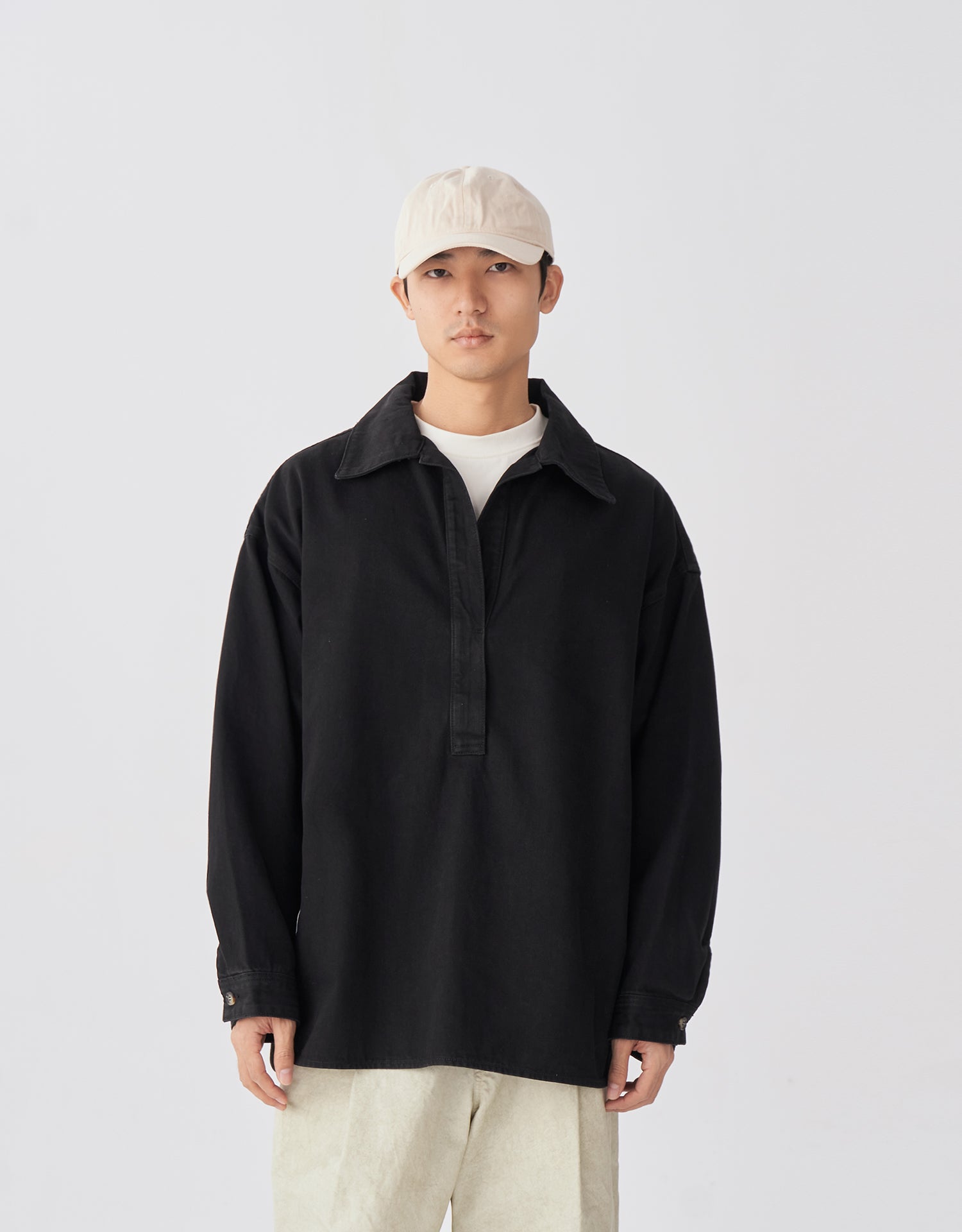 TopBasics Cargo Oversized Pullover Shirt