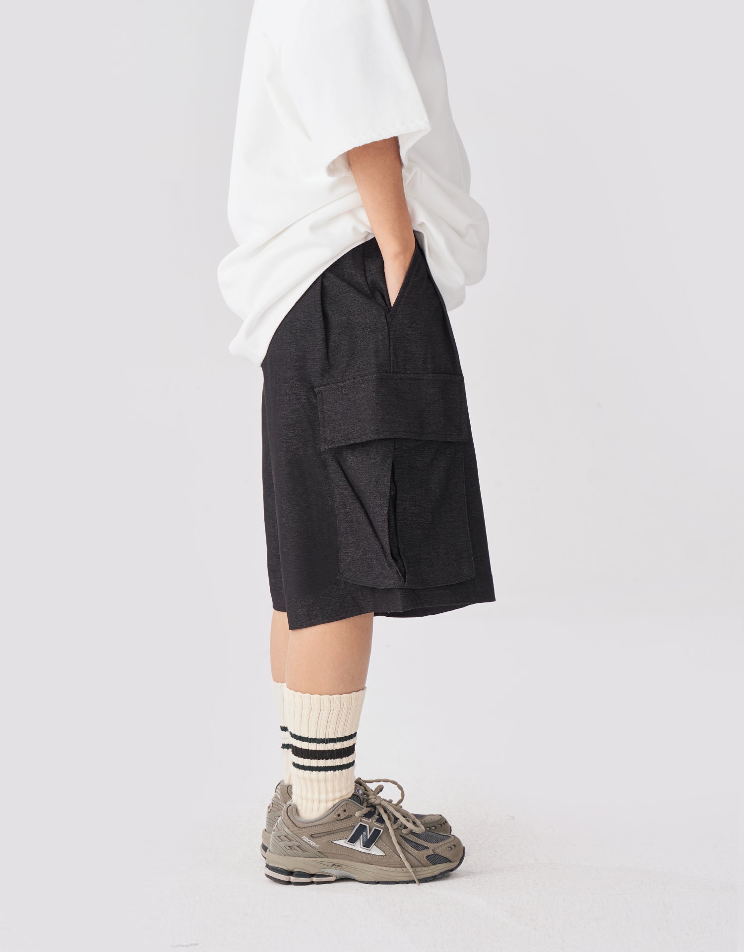 TopBasics Five Pockets Cargo Long Shorts