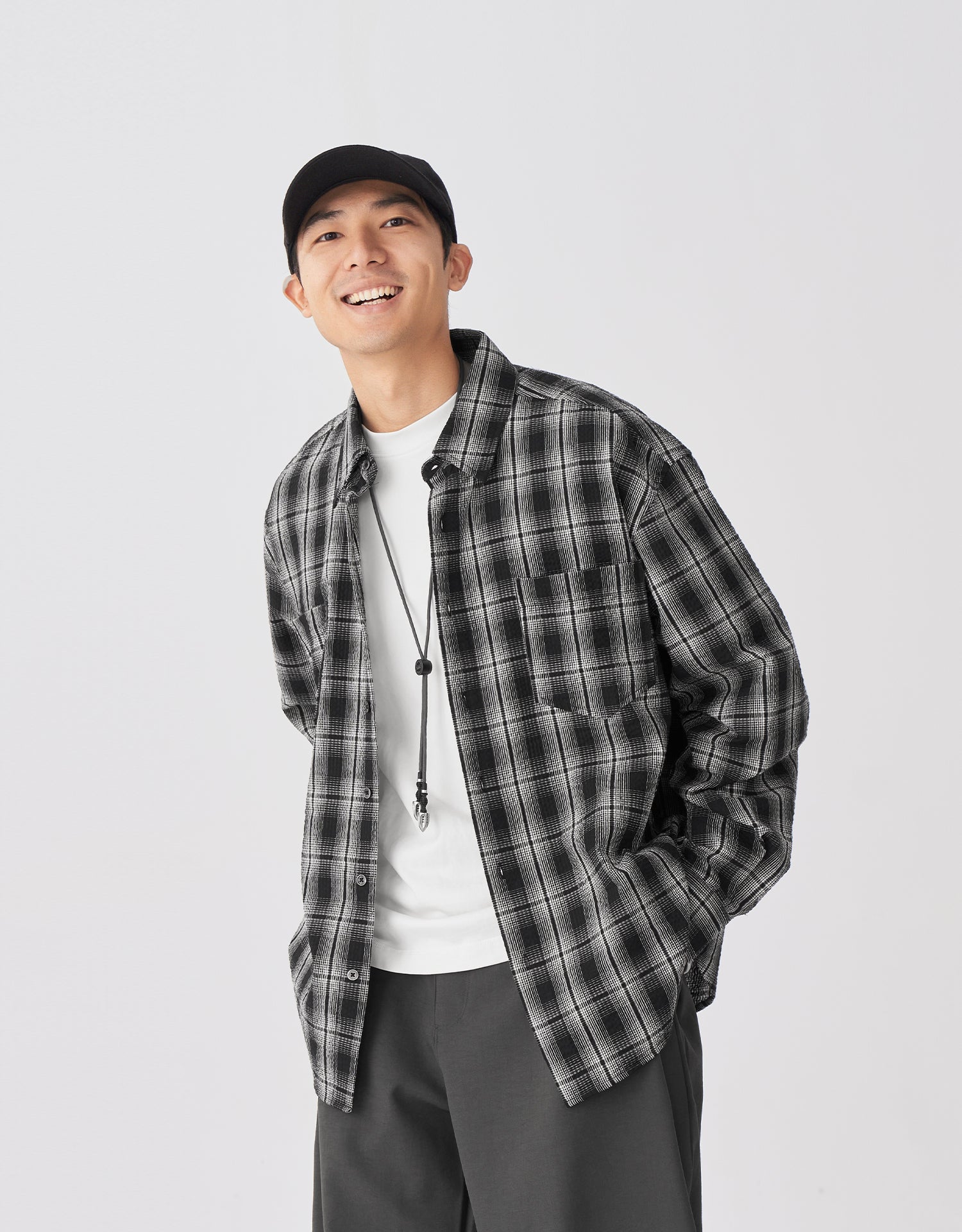 TopBasics Two Pockets Checkered Shirt