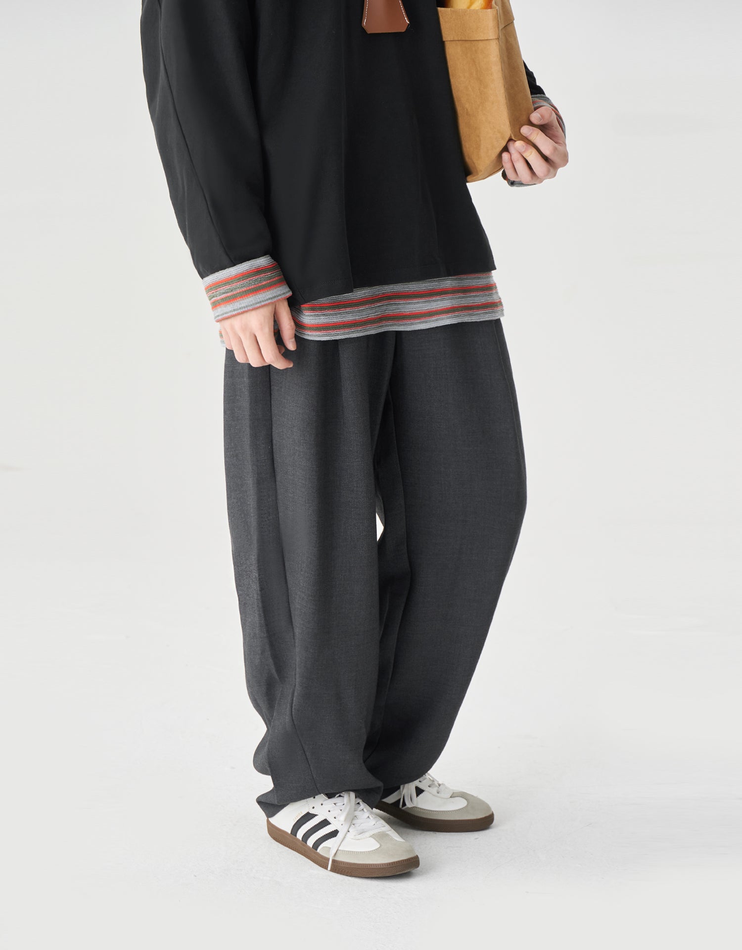 TopBasics Office Barrel Leg Pants